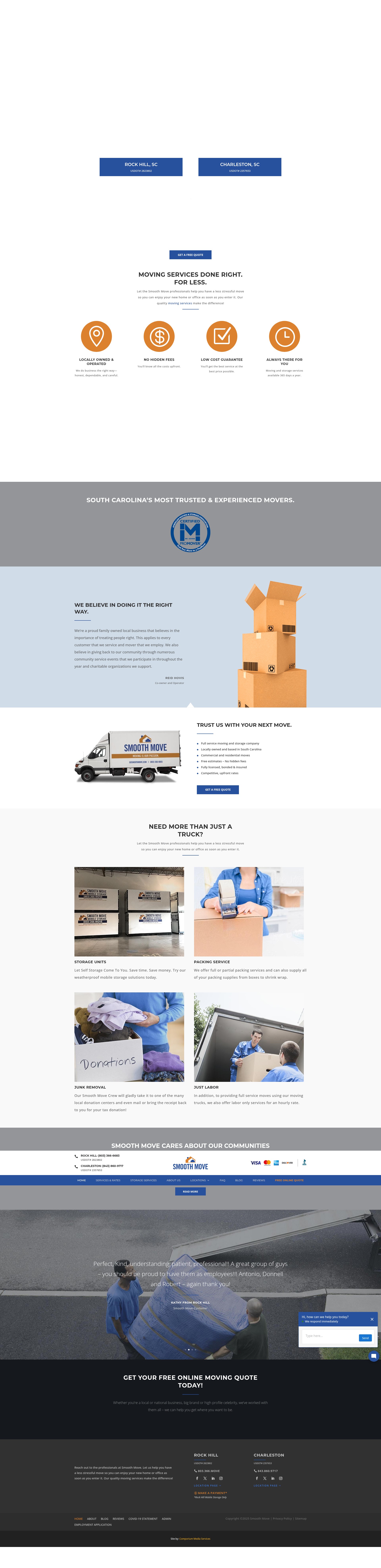Screenshot of gosmoothmove.com