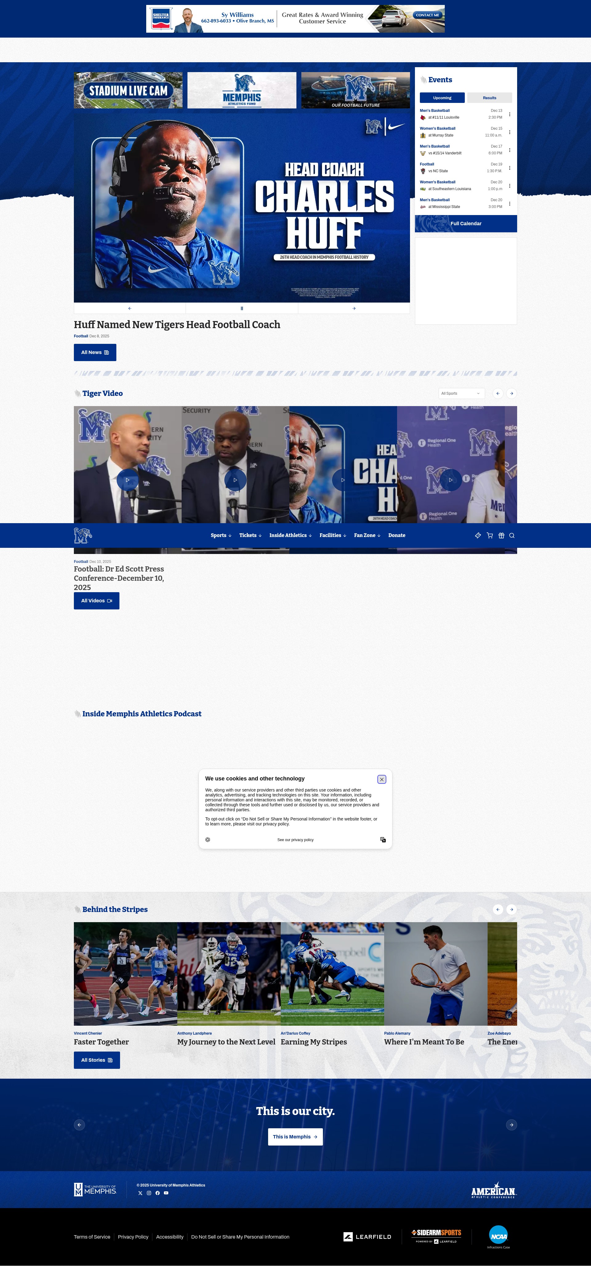 Screenshot of gotigersgo.com
