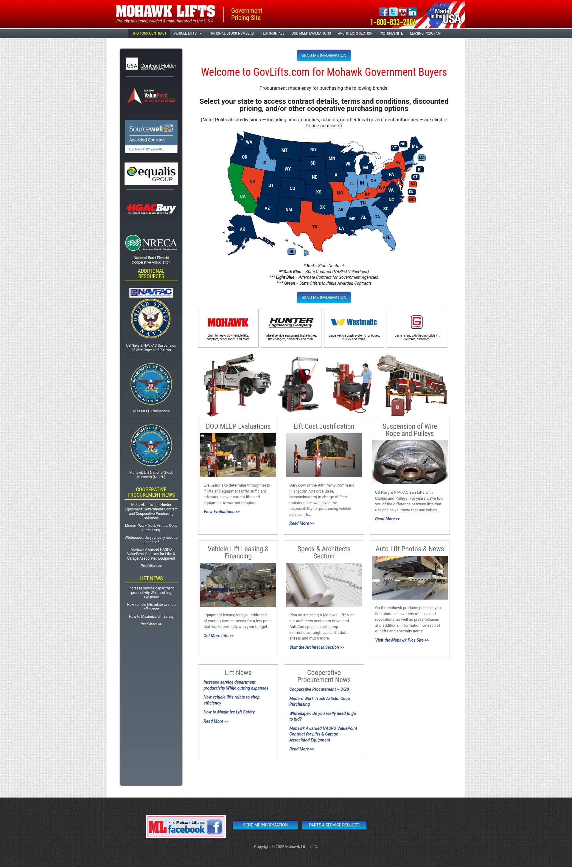 Screenshot of govlifts.com