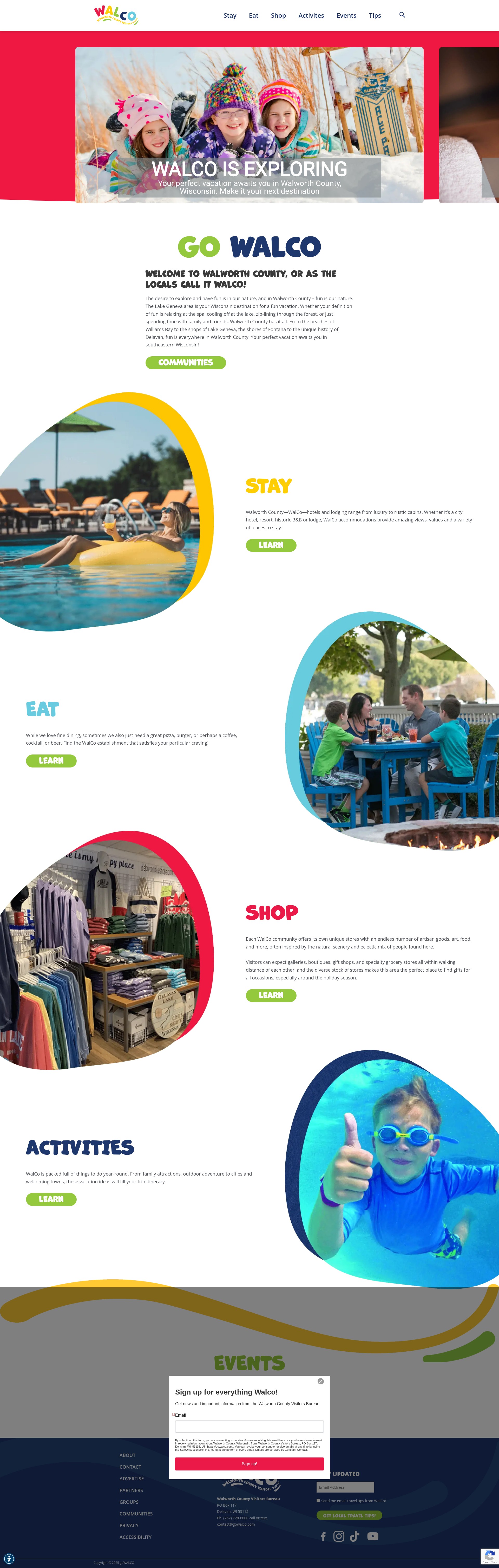 Screenshot of gowalco.com