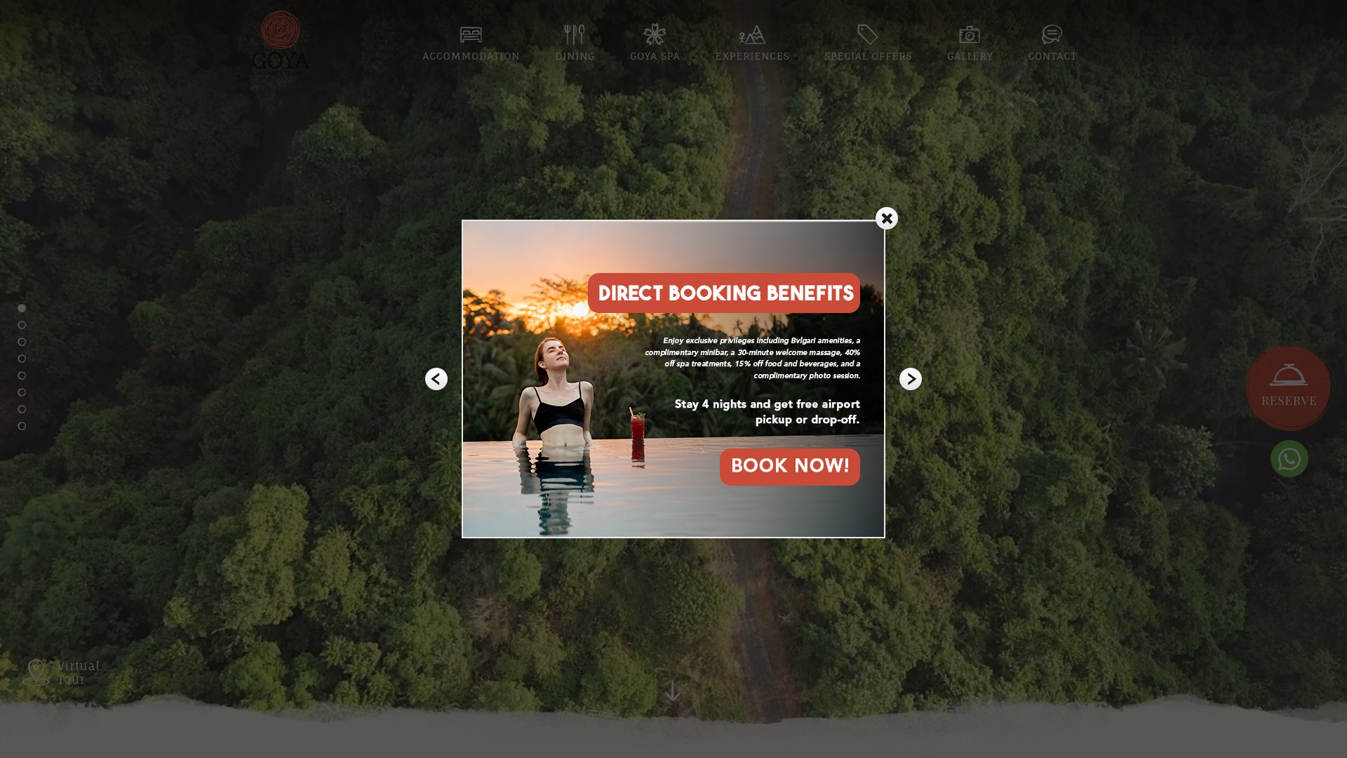 Screenshot of goyaboutiqueresorts.com