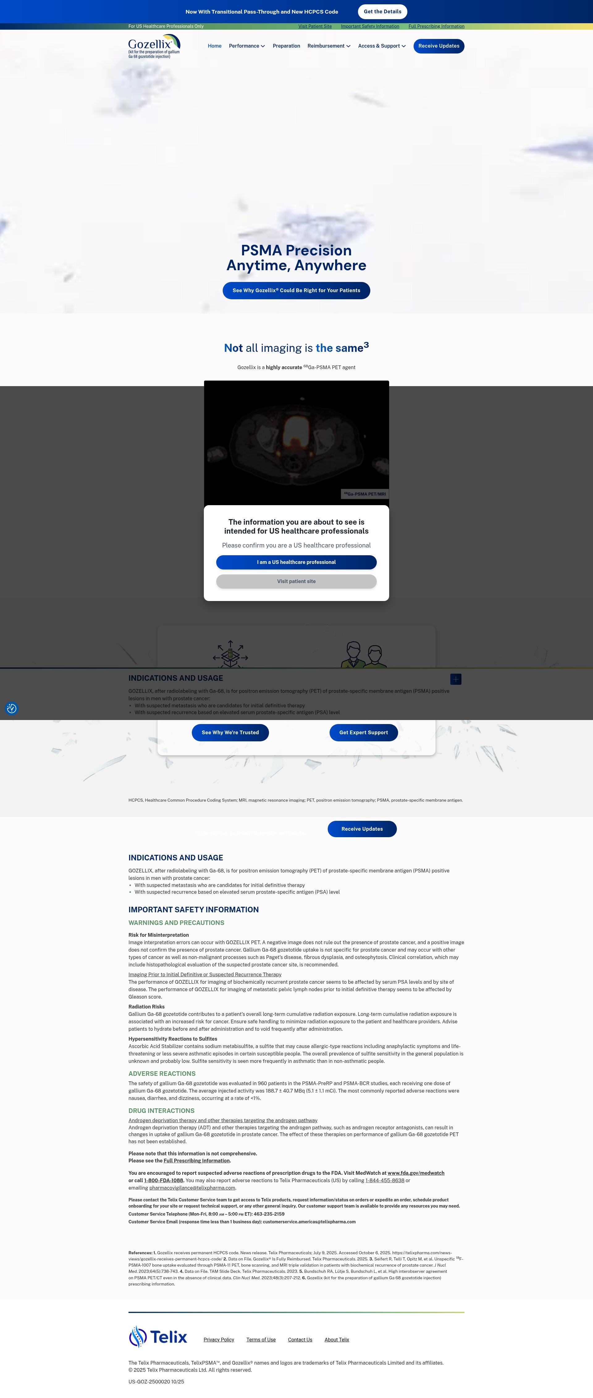 Screenshot of gozellixhcp.com