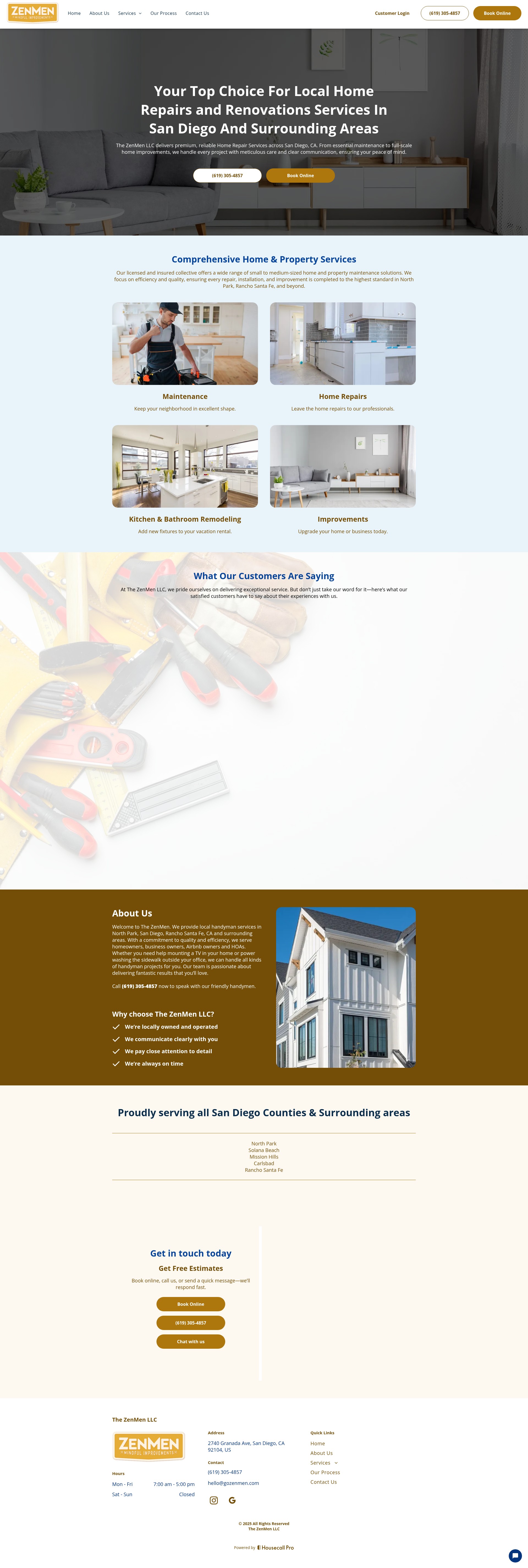 Screenshot of gozenmen.com