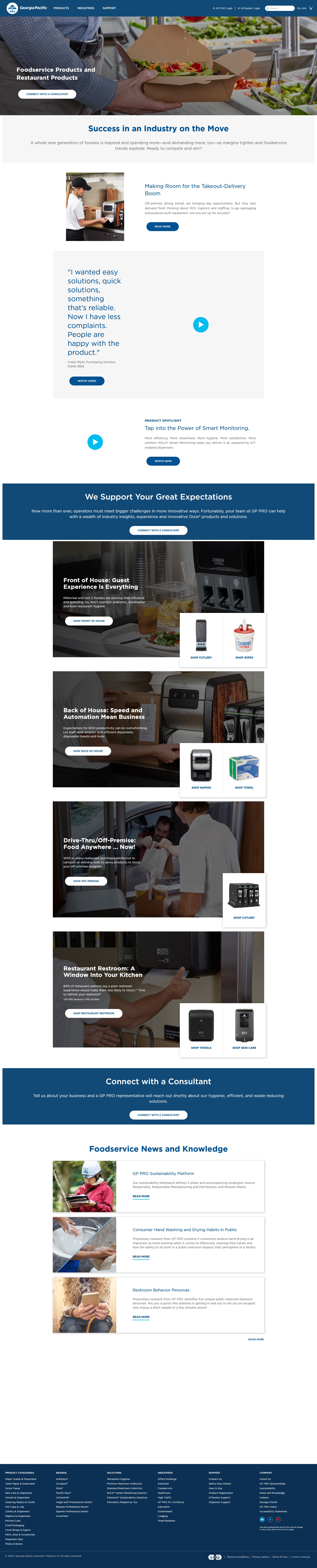 Screenshot of gppro.com