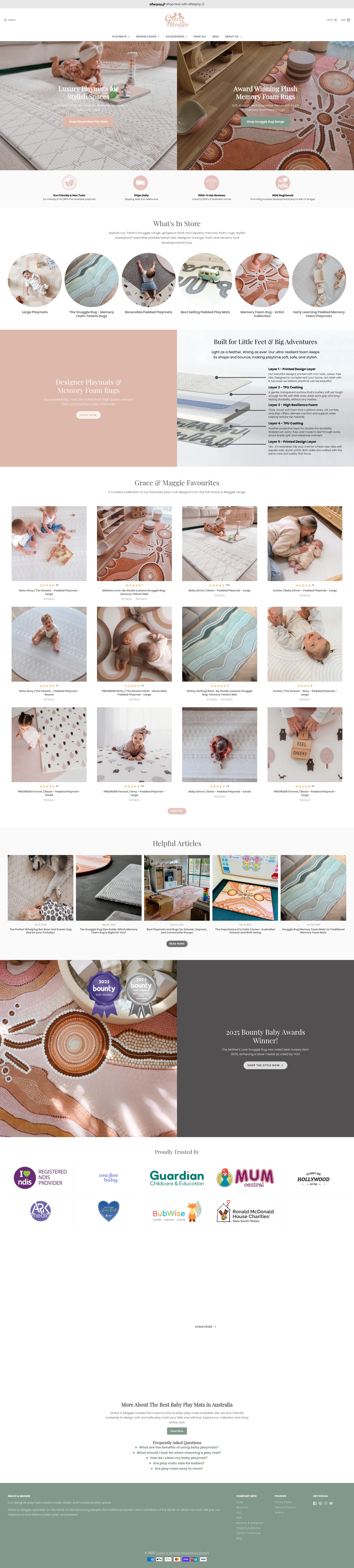 Screenshot of graceandmaggie.com.au