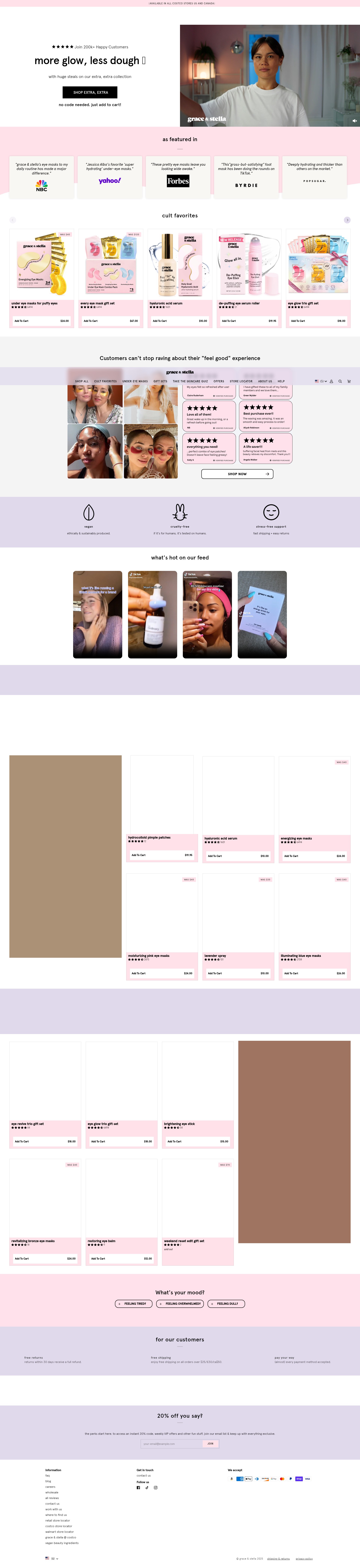 Screenshot of graceandstella.com