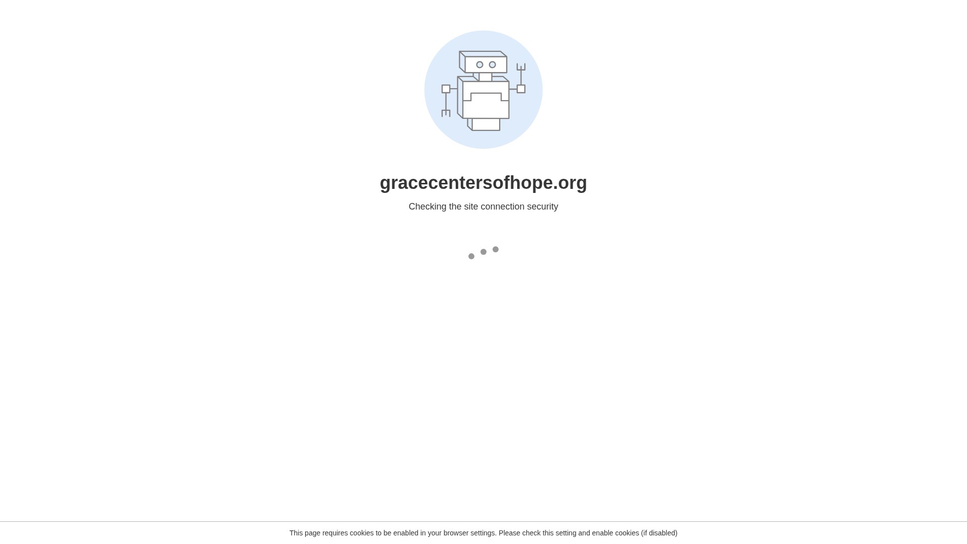 Screenshot of gracecentersofhope.org