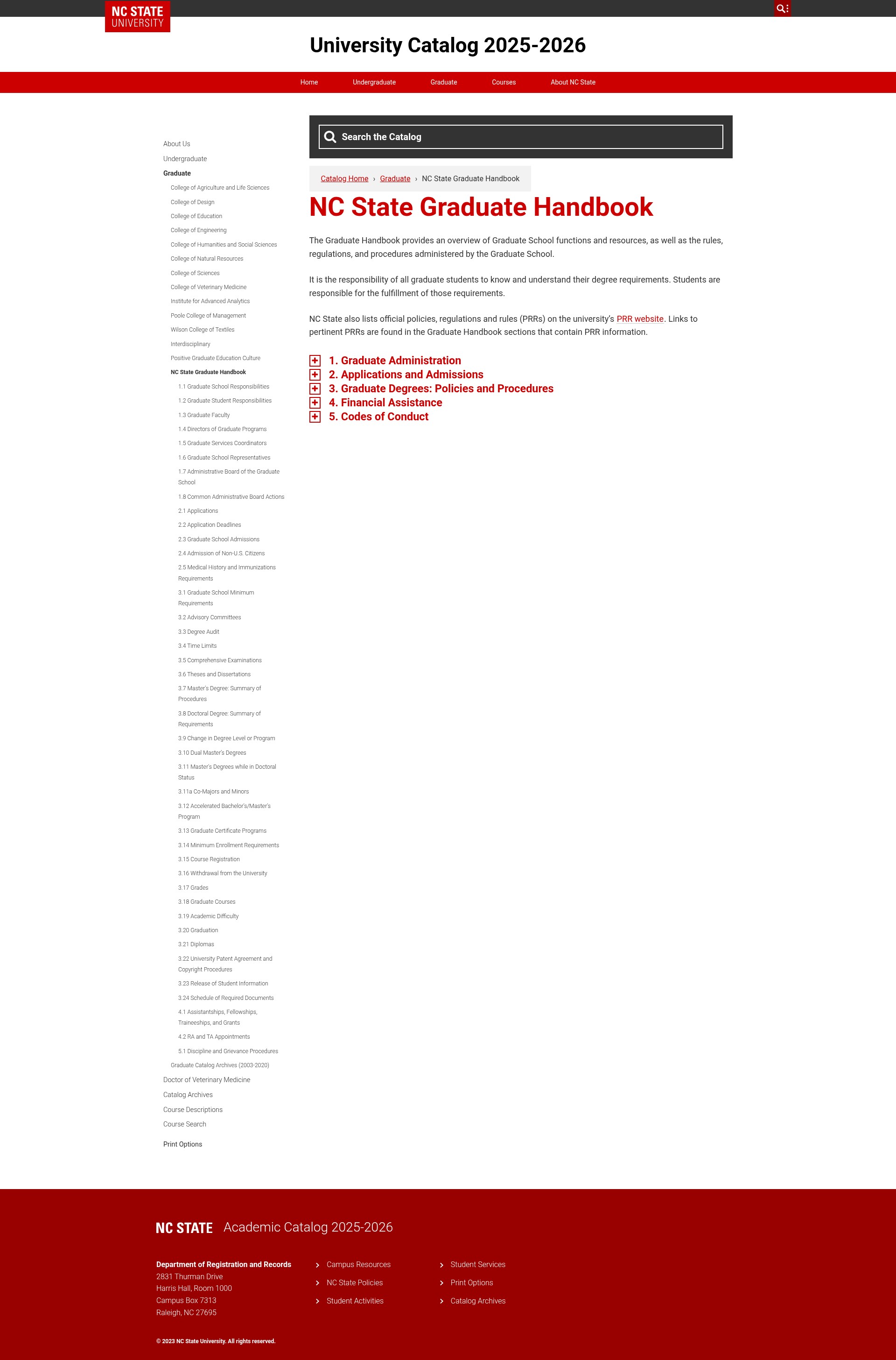 Screenshot of grad.ncsu.edu