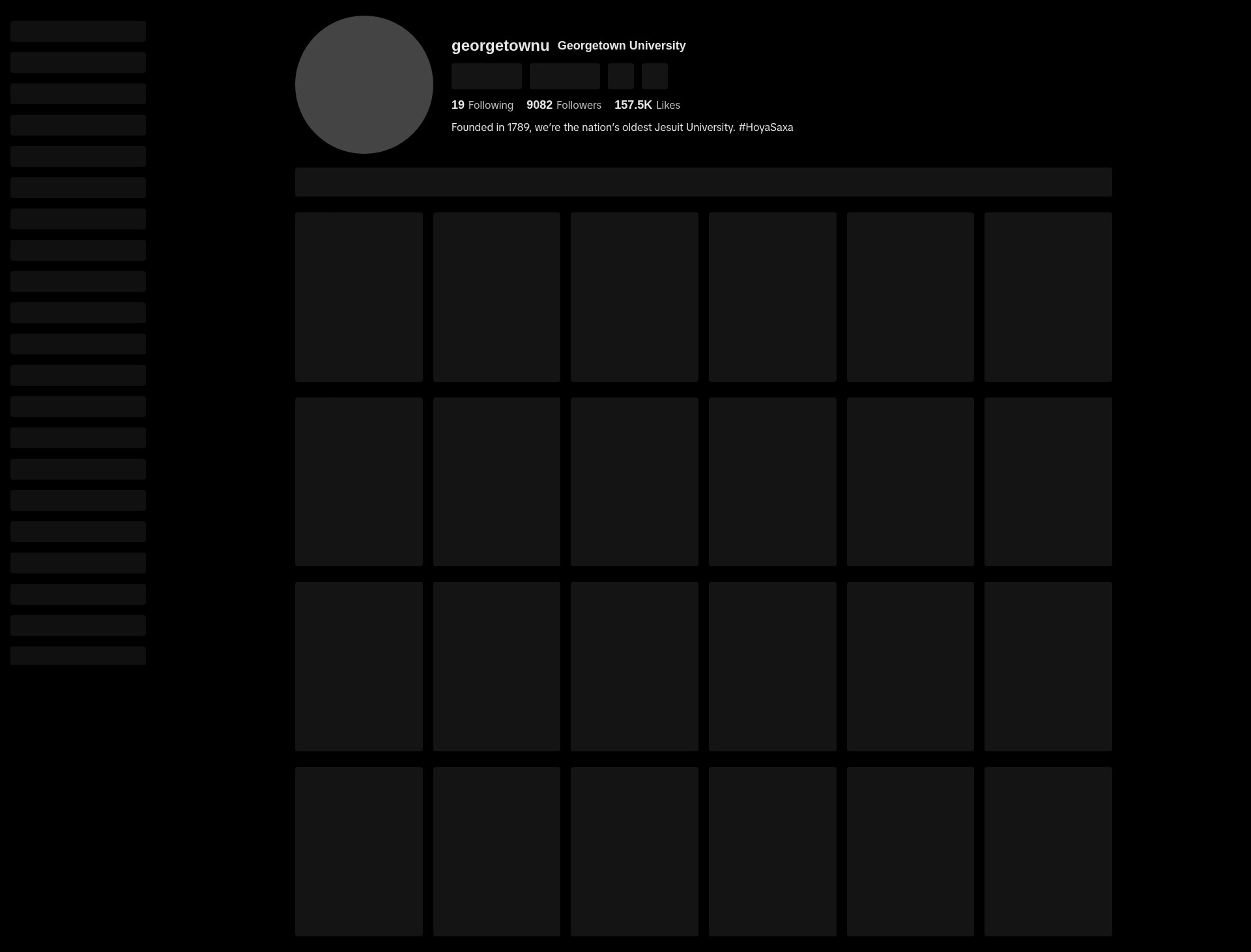 Screenshot of gradapply.georgetown.edu