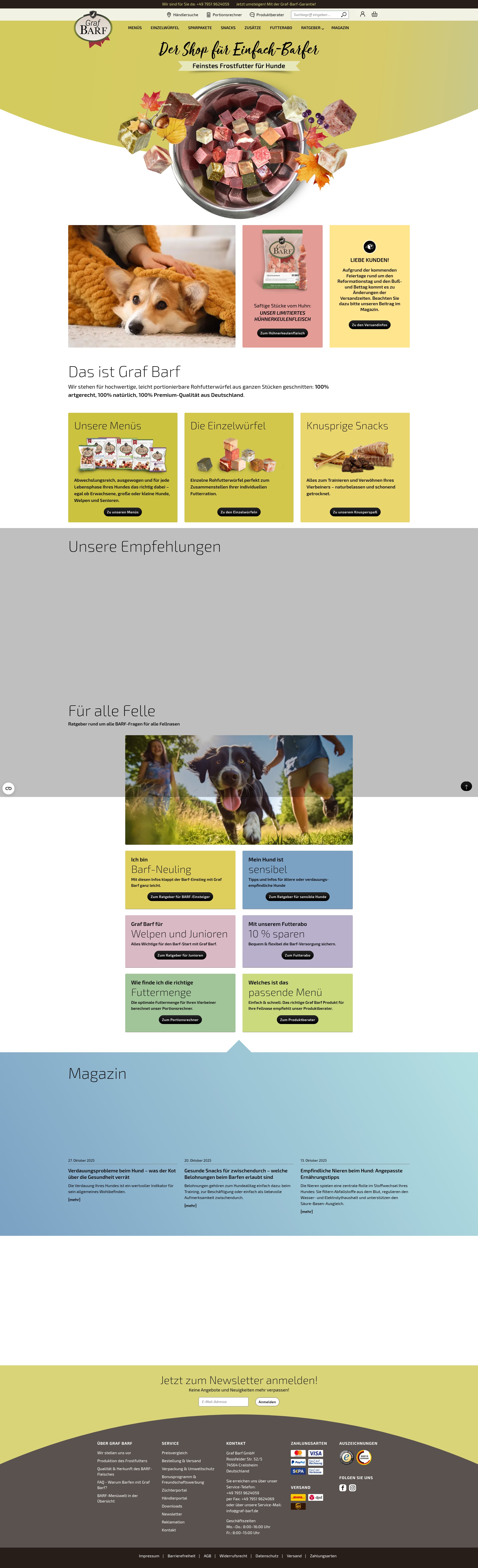 Screenshot of graf-barf.de