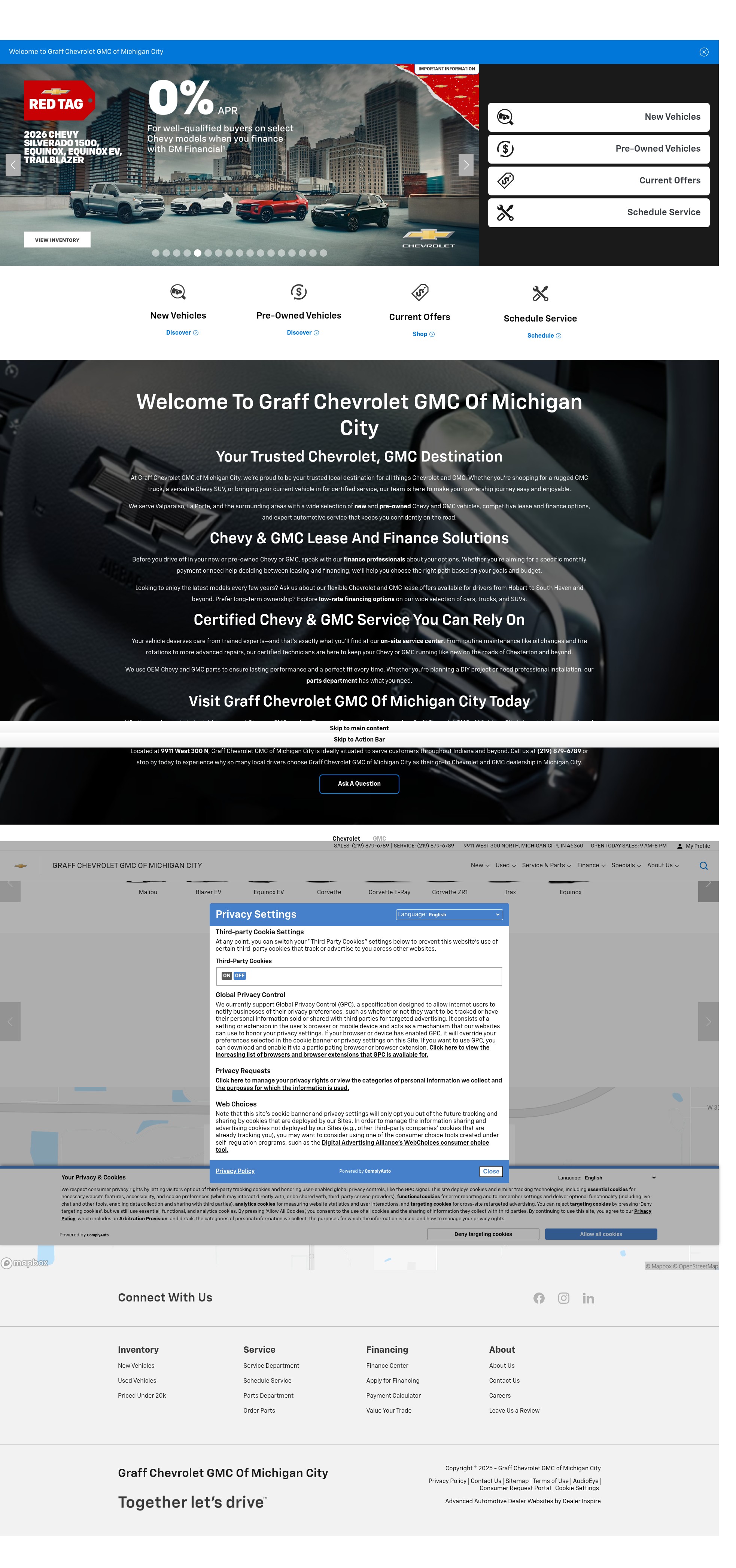 Screenshot of graffmichigancity.com