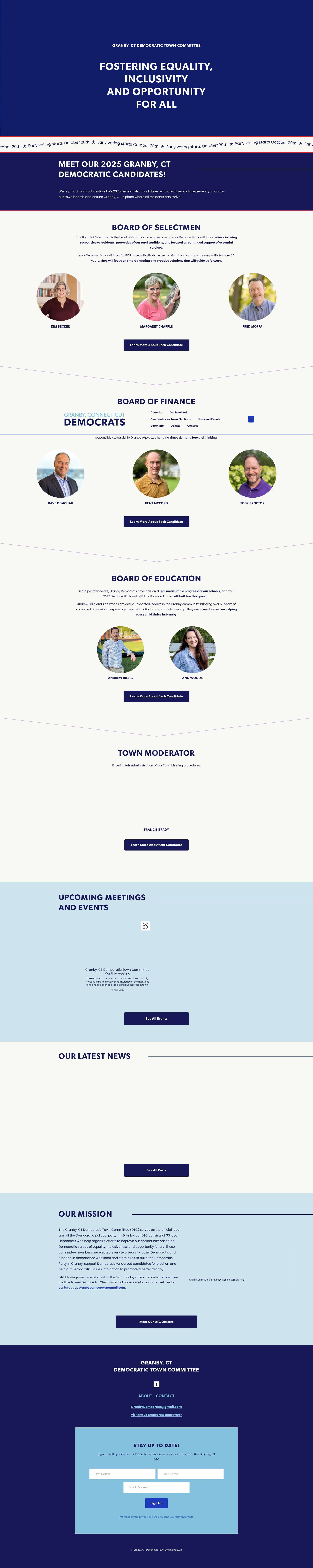 Screenshot of granbydems.org