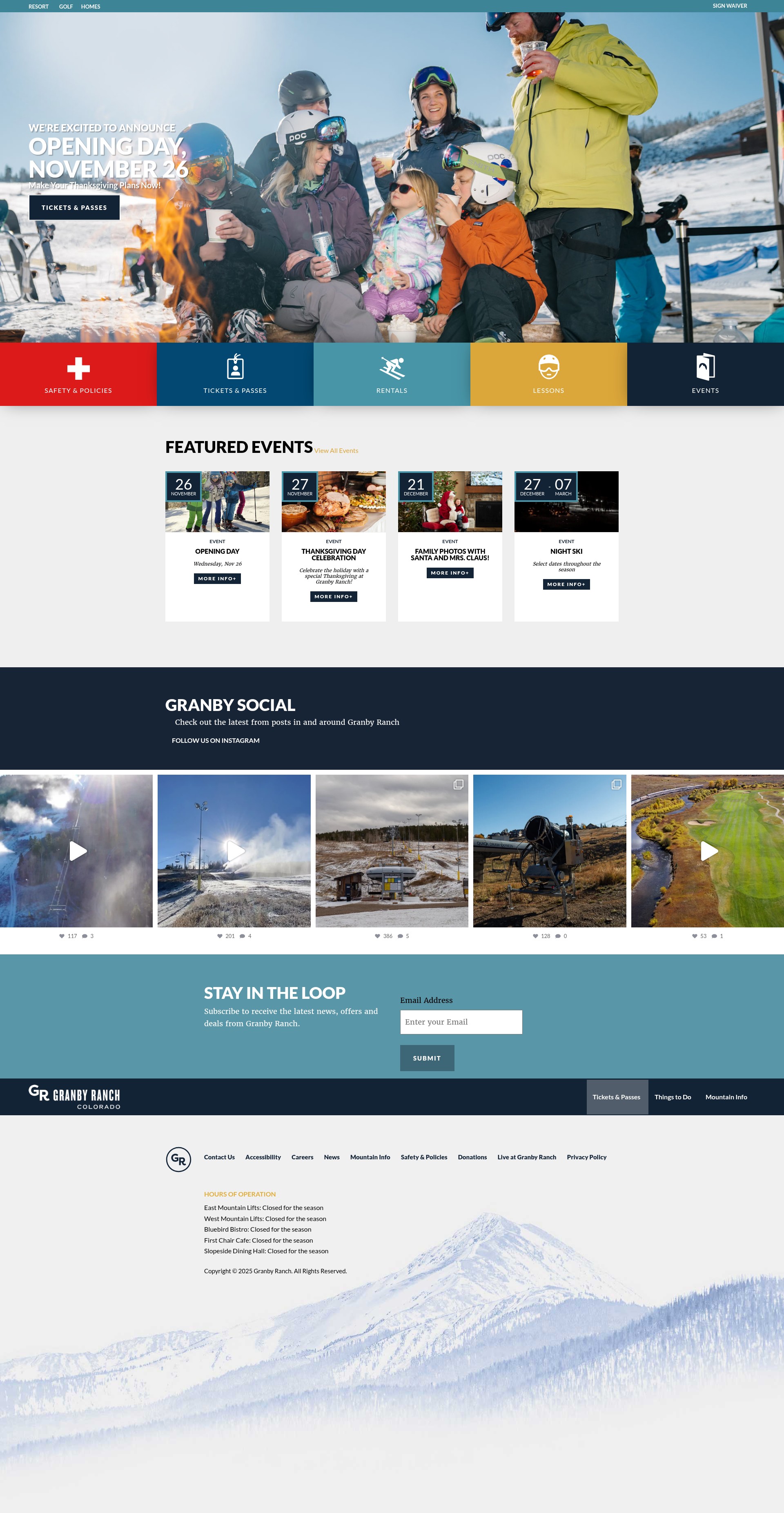 Screenshot of granbyranch.com