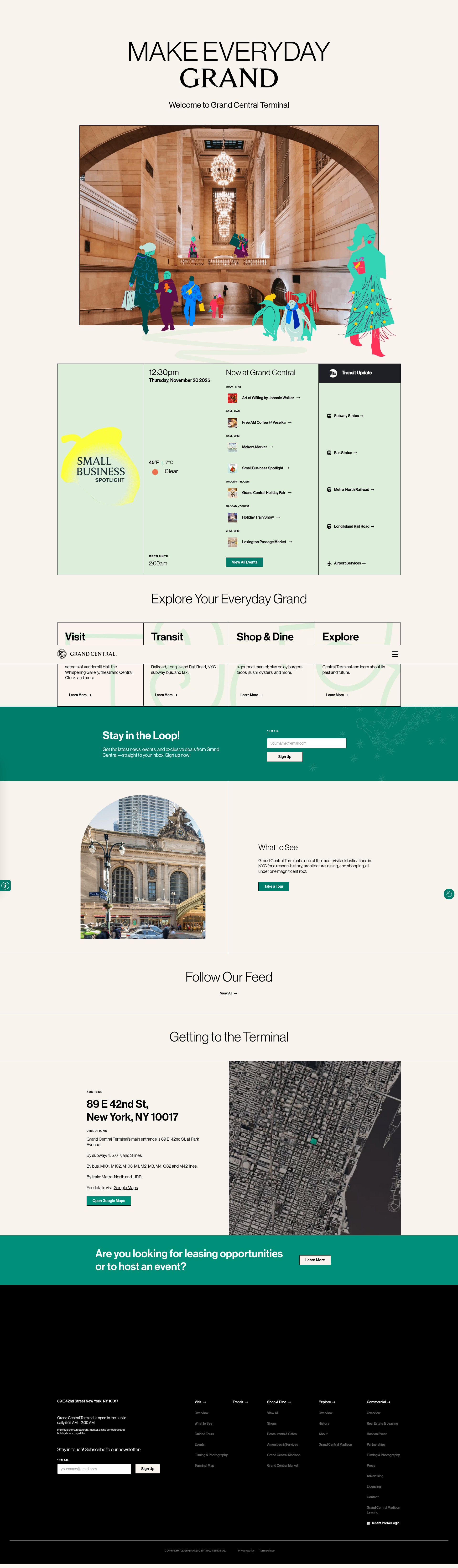 Screenshot of grandcentralterminal.com