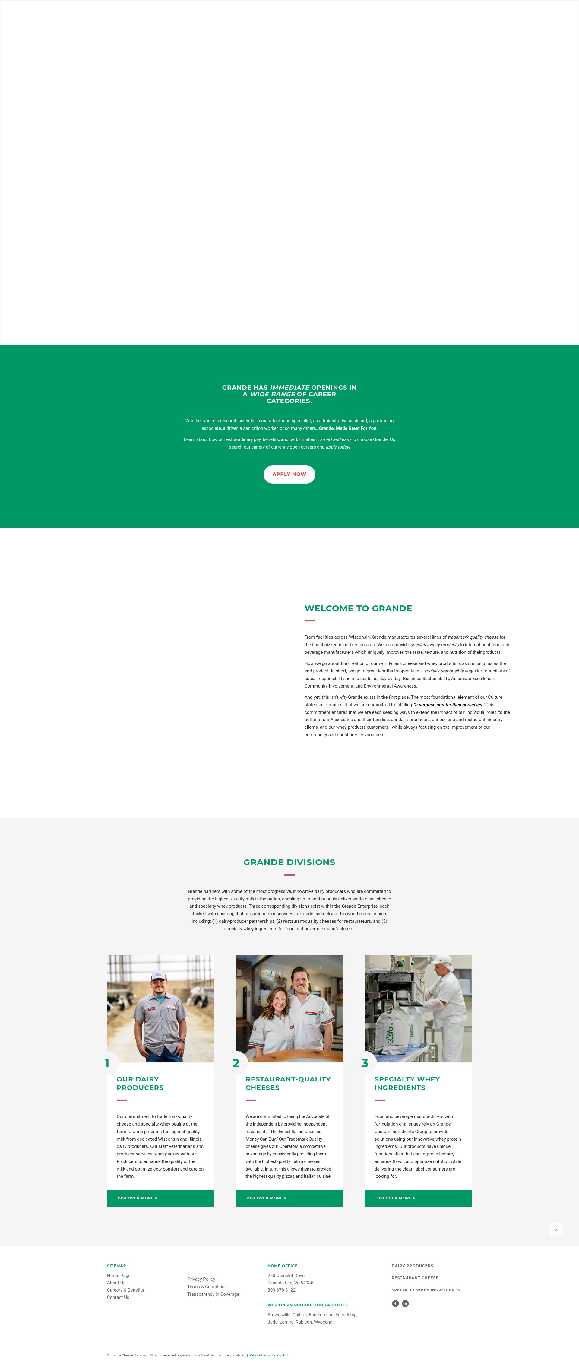 Screenshot of grande.com