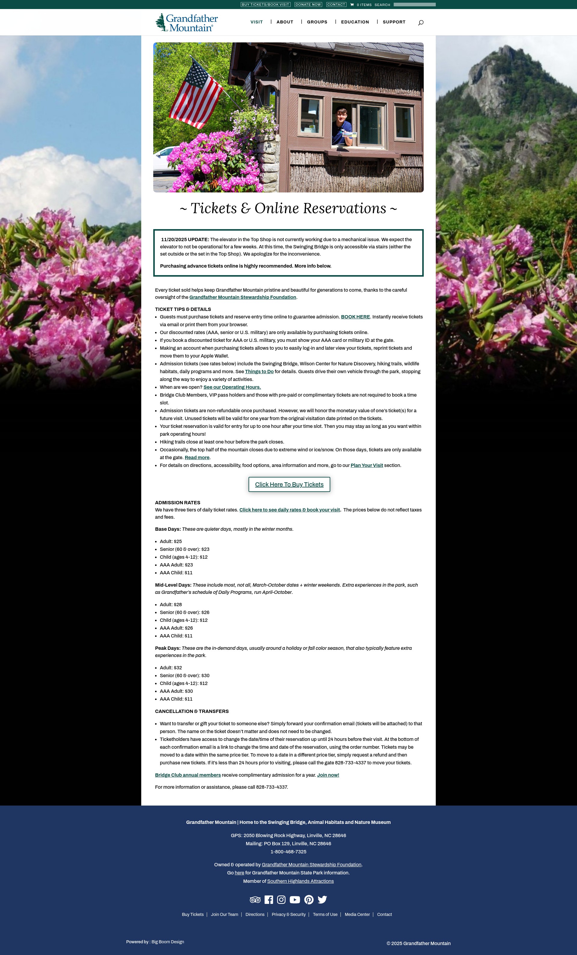 Screenshot of grandfather.com