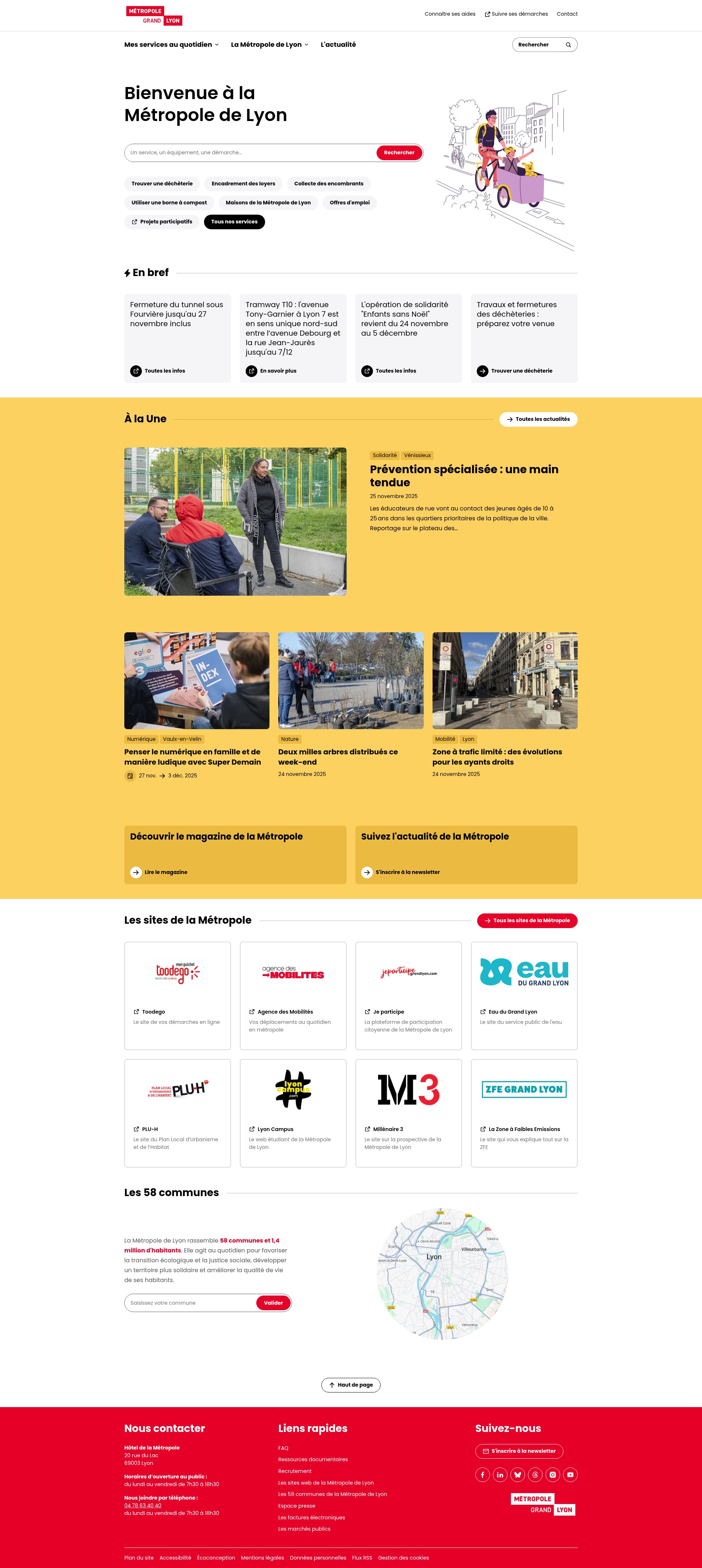 Screenshot of grandlyon.com