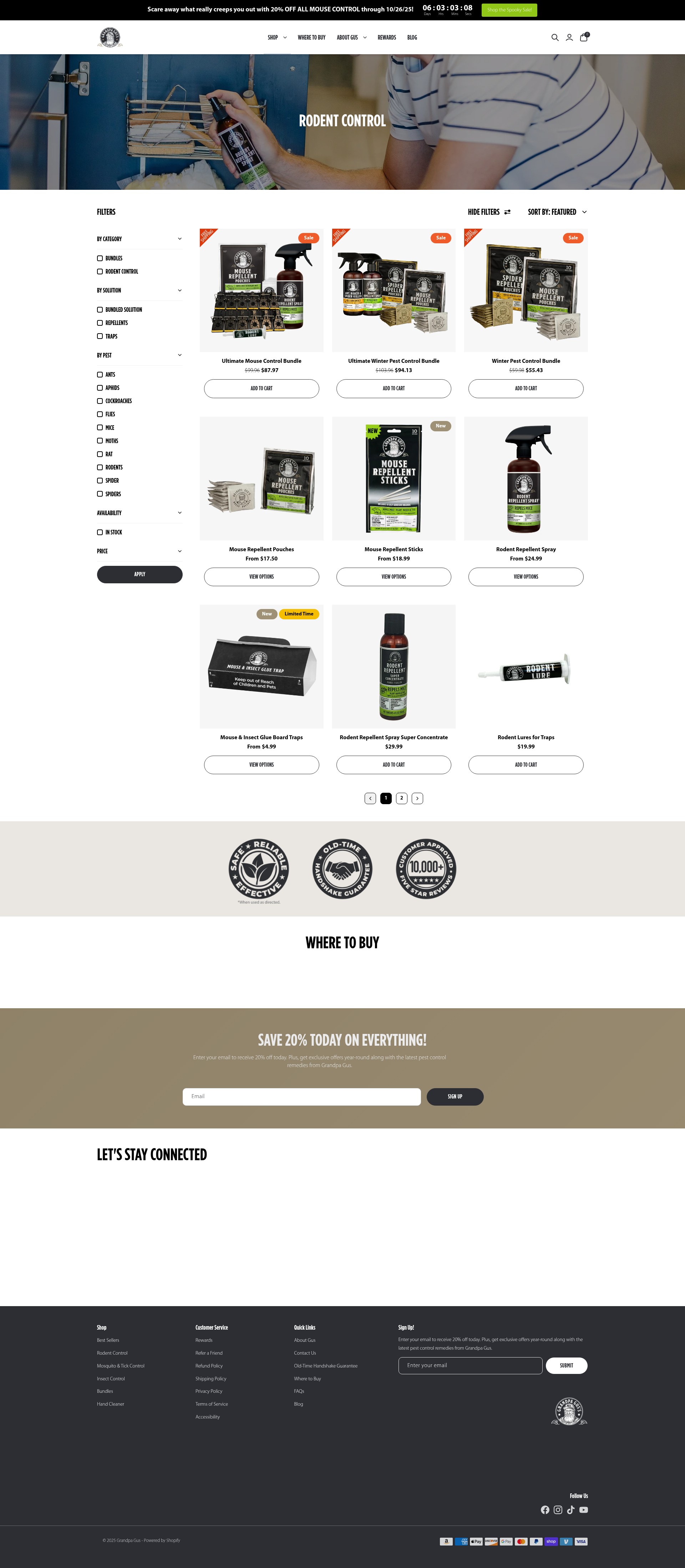 Screenshot of grandpagus.com