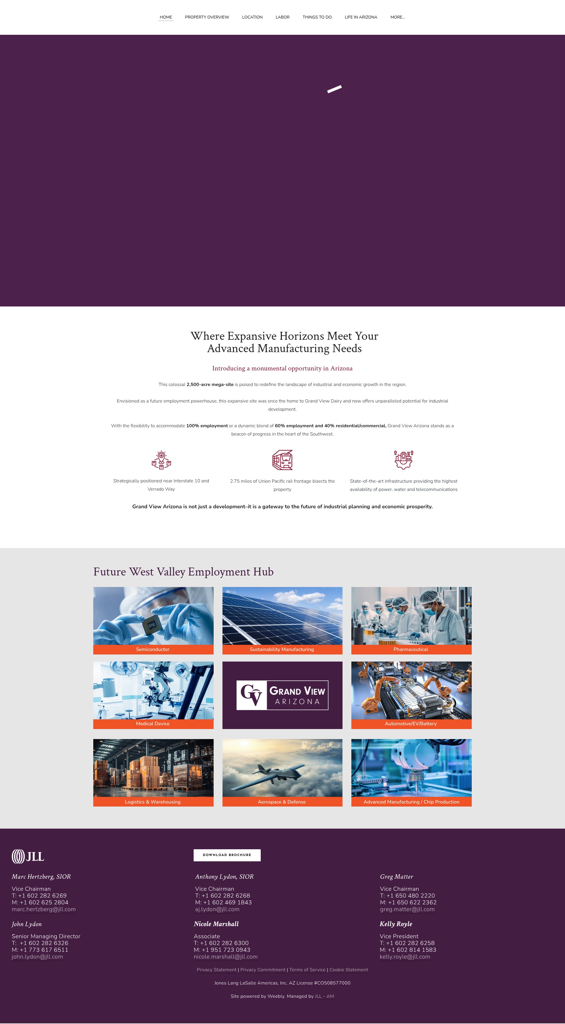 Screenshot of grandviewarizona.com