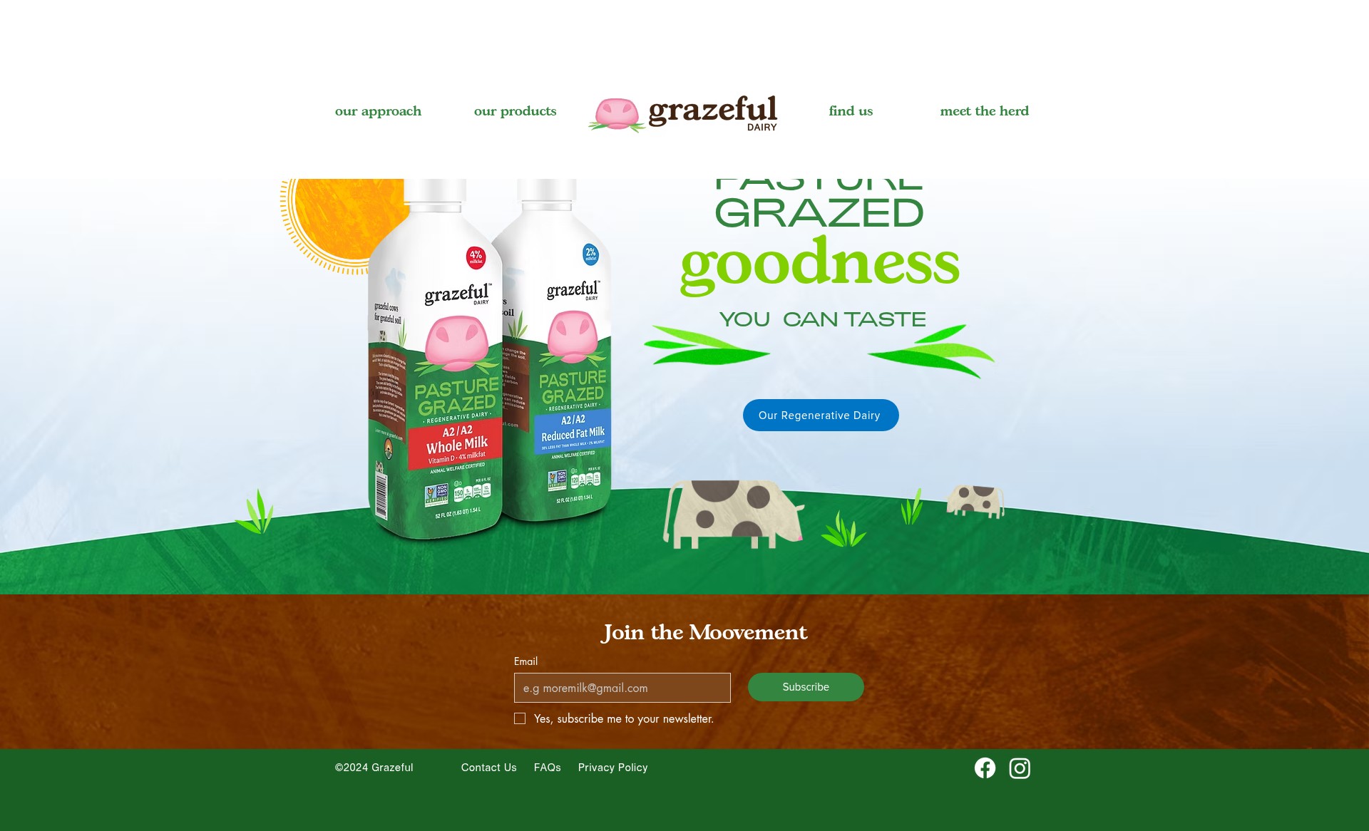 Screenshot of grazeful.com