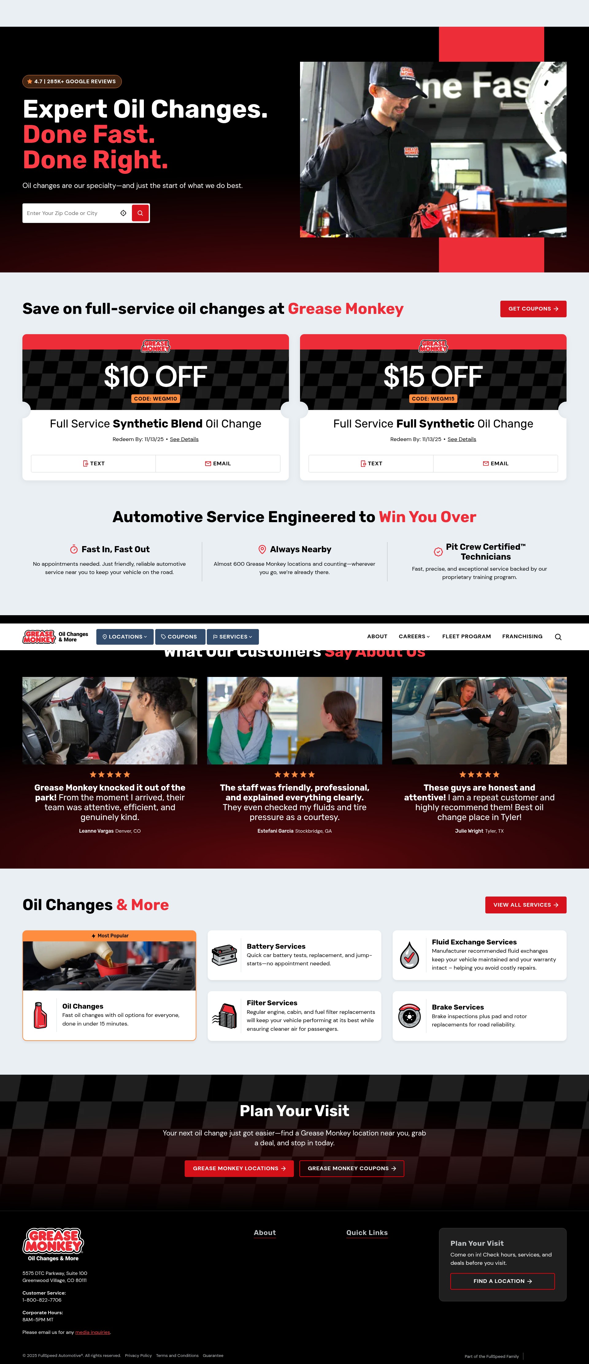 Screenshot of greasemonkeyauto.com