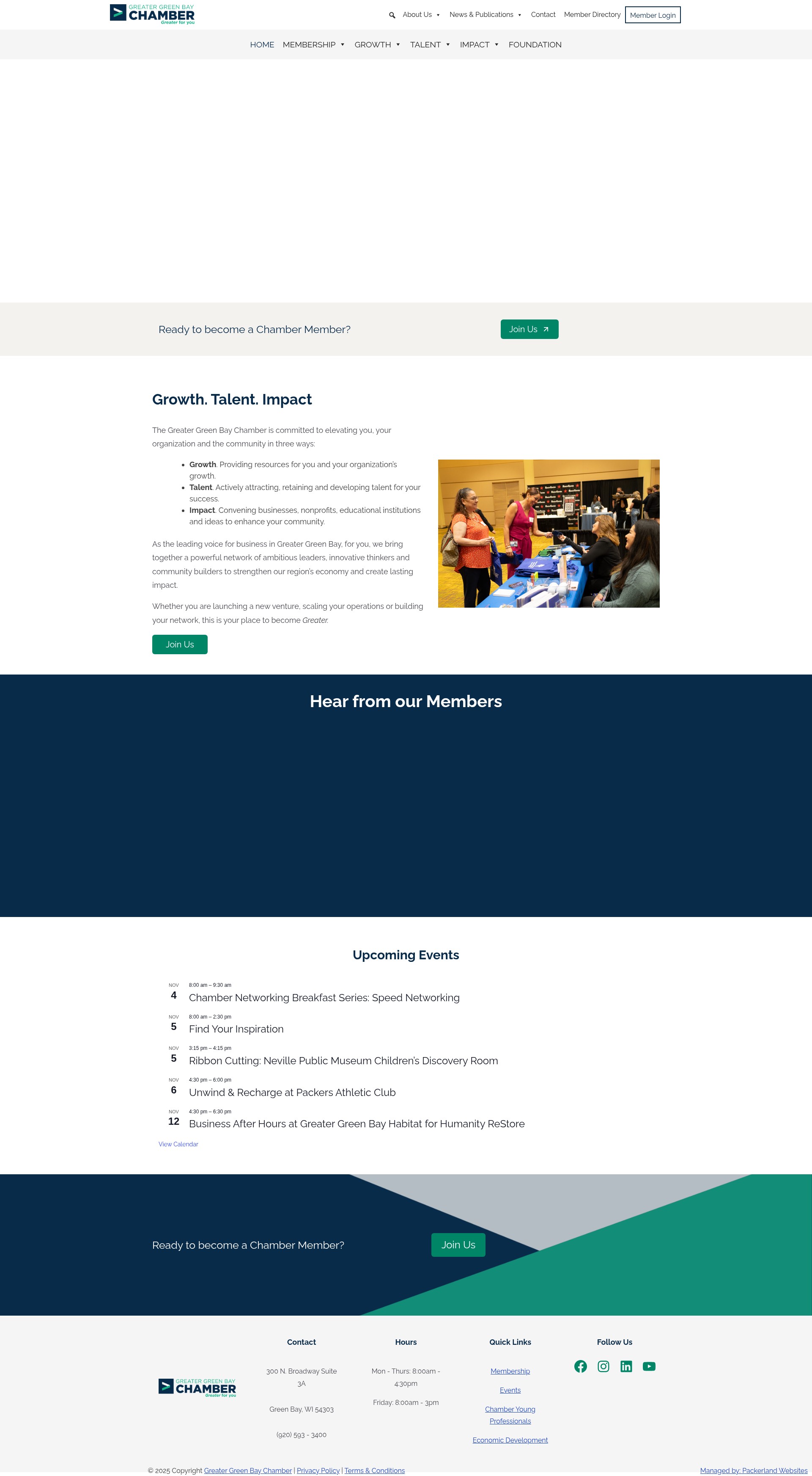 Screenshot of greatergbc.org