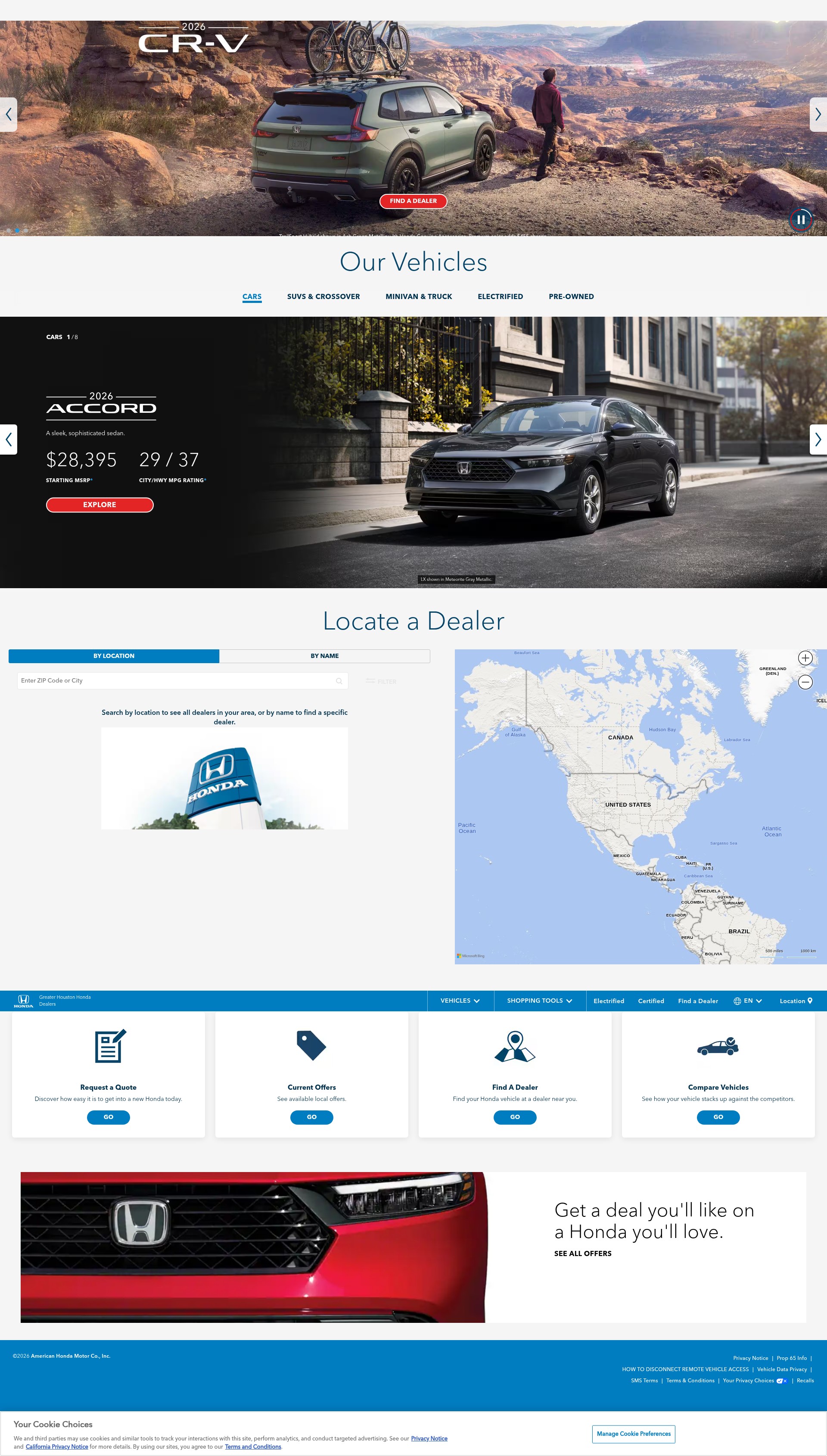Screenshot of greaterhouston.hondadealers.com