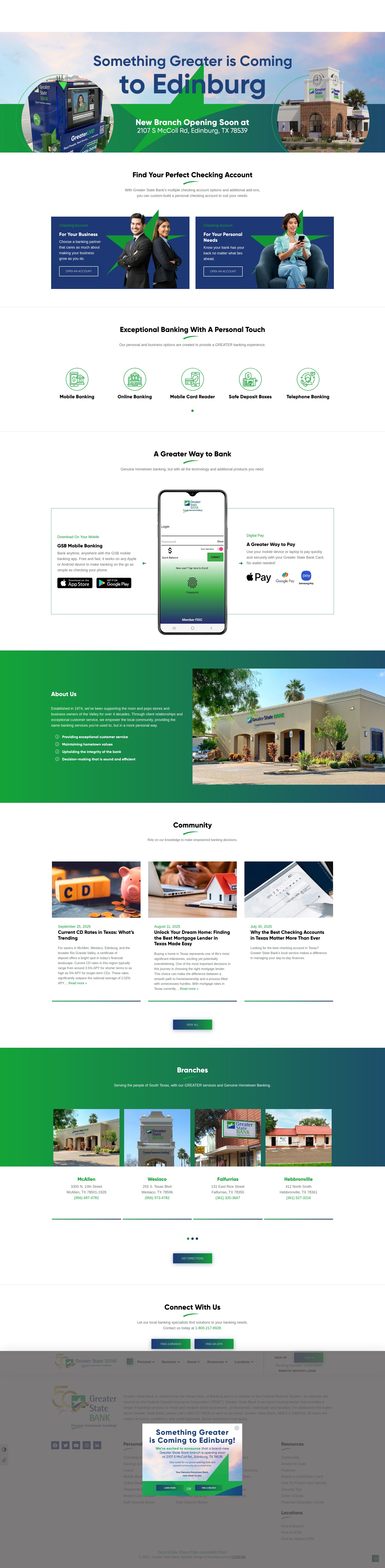 Screenshot of greaterstate.bank