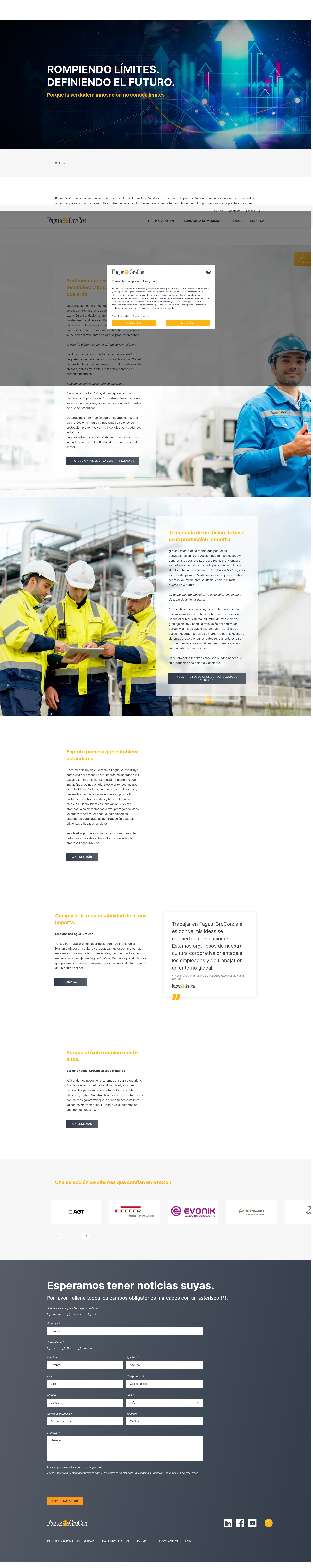 Screenshot of grecon-us.com