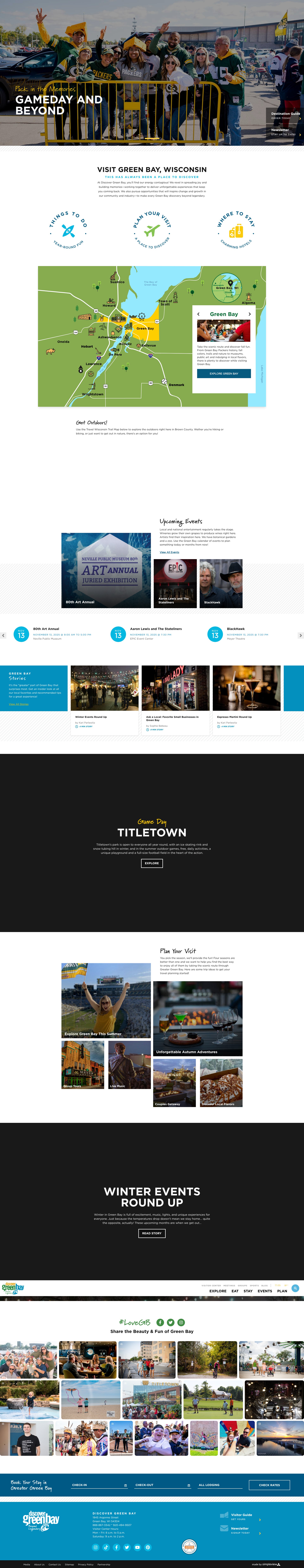 Screenshot of greenbay.com