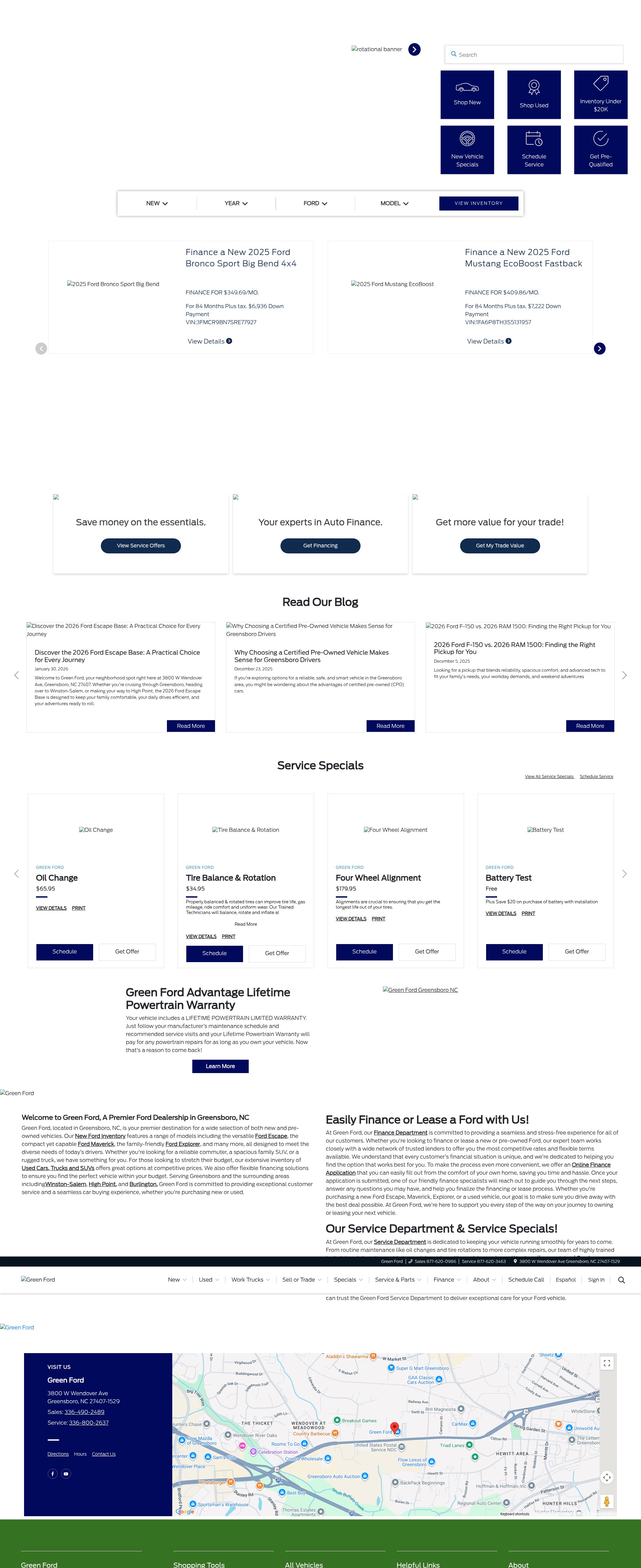 Screenshot of greenford.com