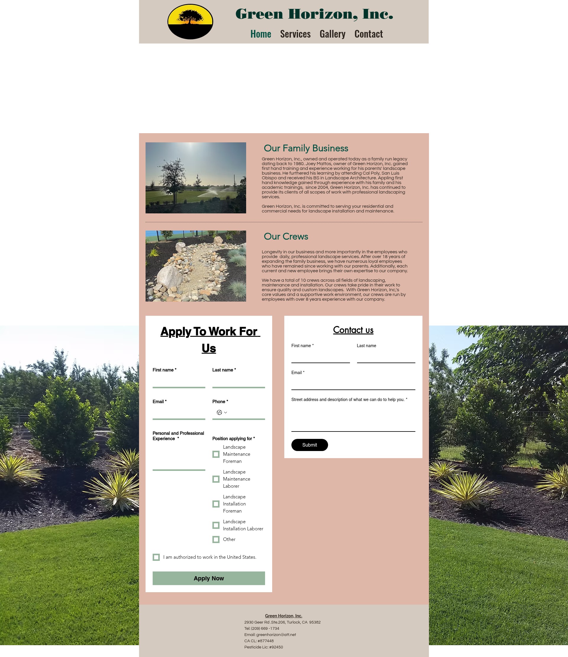 Screenshot of greenhorizoninc.com