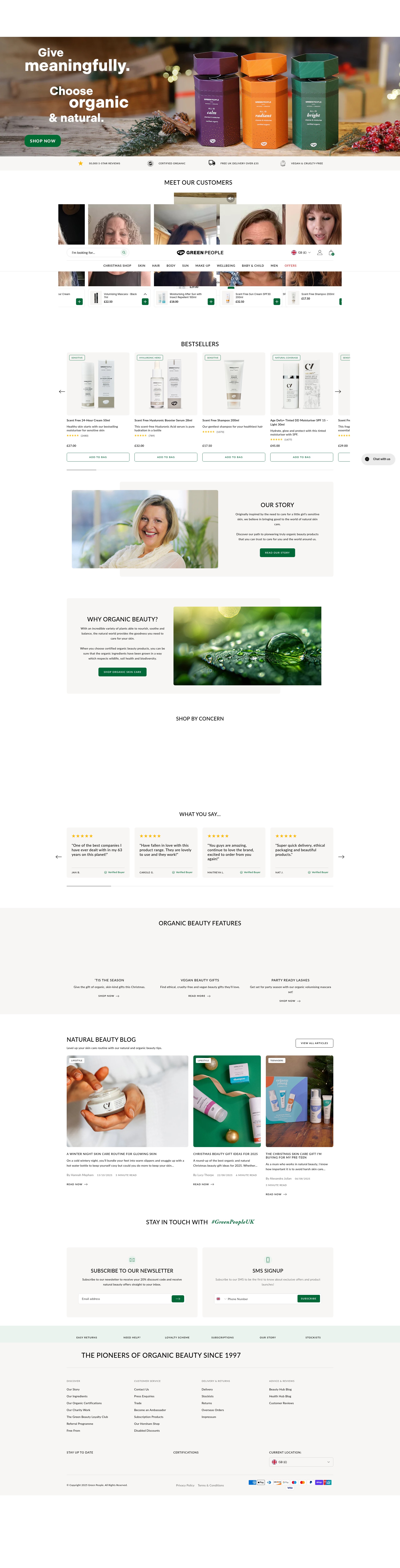Screenshot of greenpeople.co.uk
