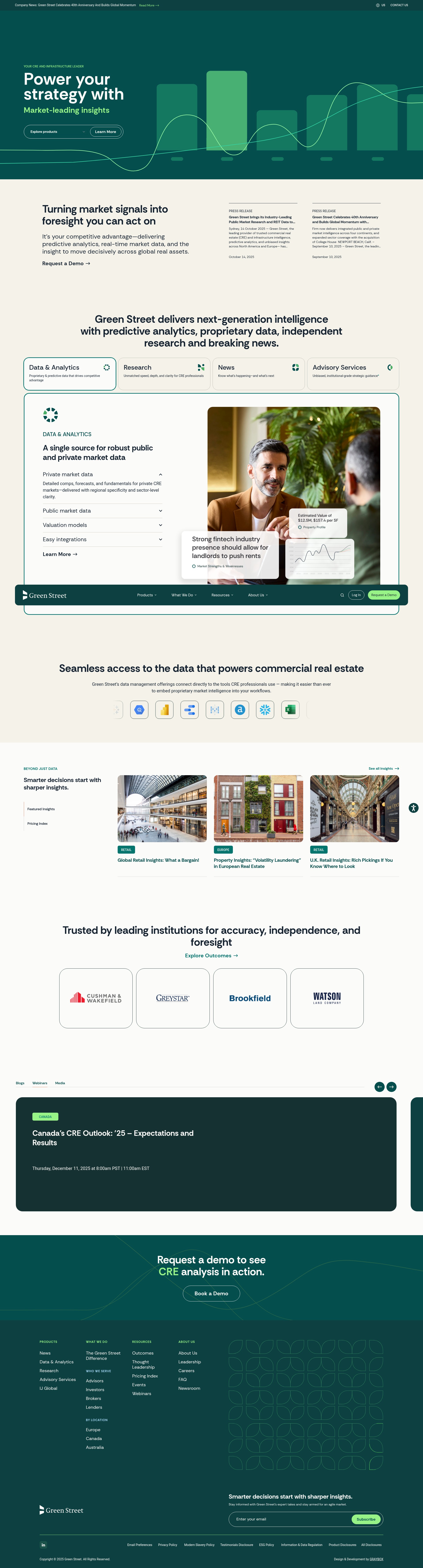 Screenshot of greenstreet.com