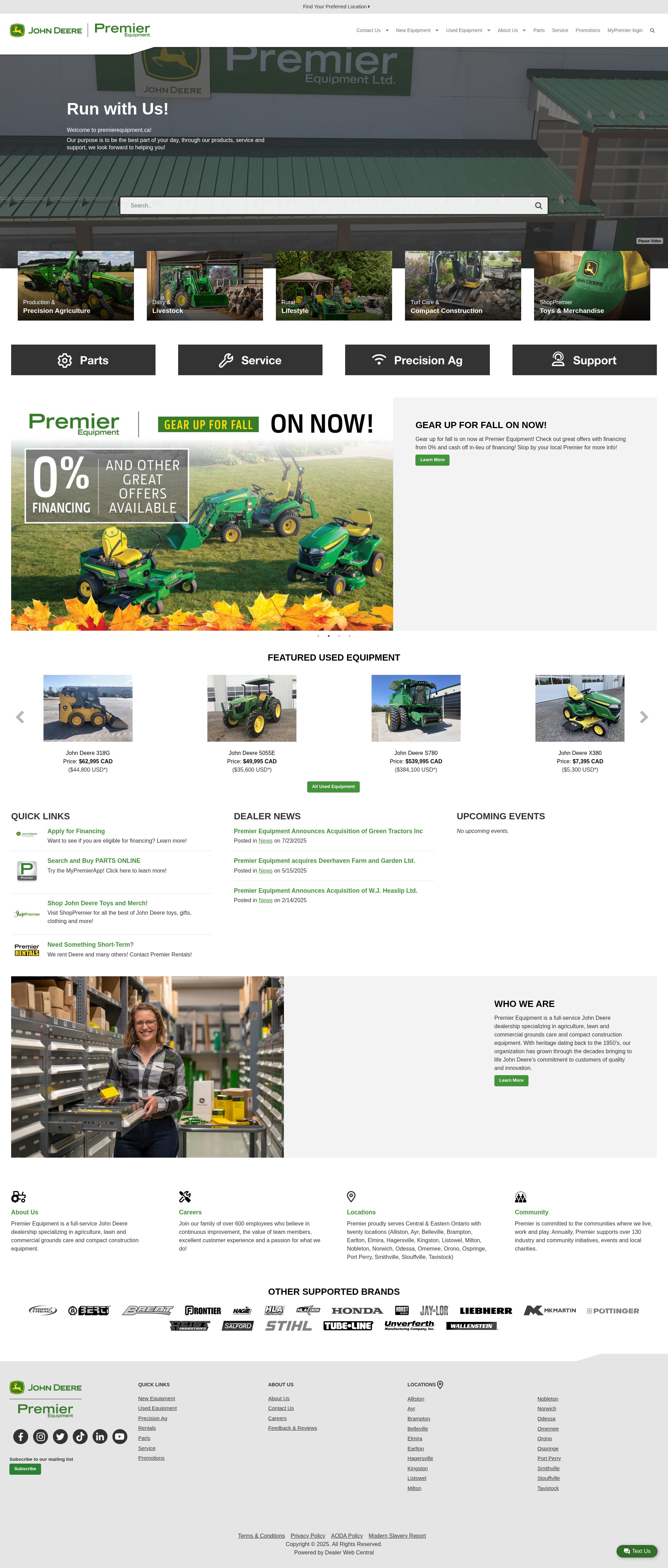 Screenshot of greentractors.ca
