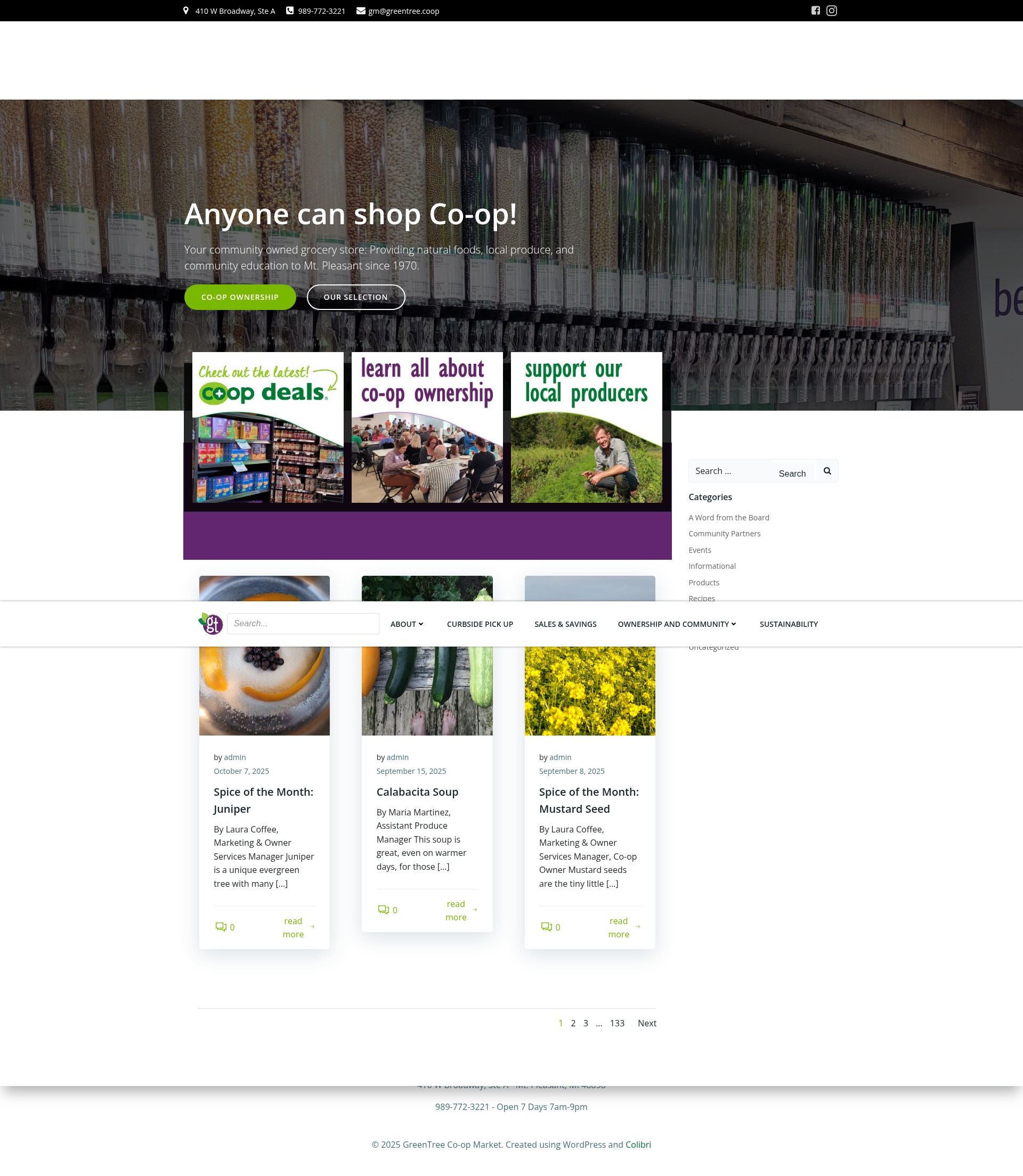 Screenshot of greentree.coop