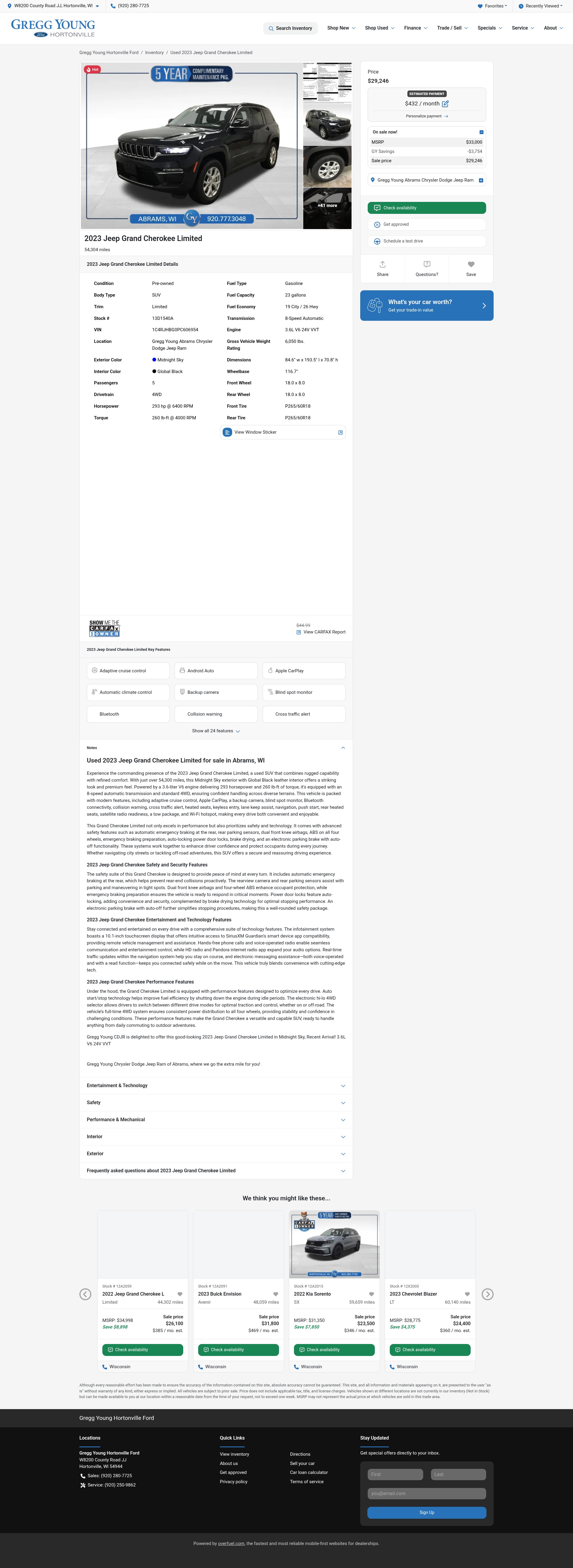 Screenshot of greggyounghortonvilleford.com