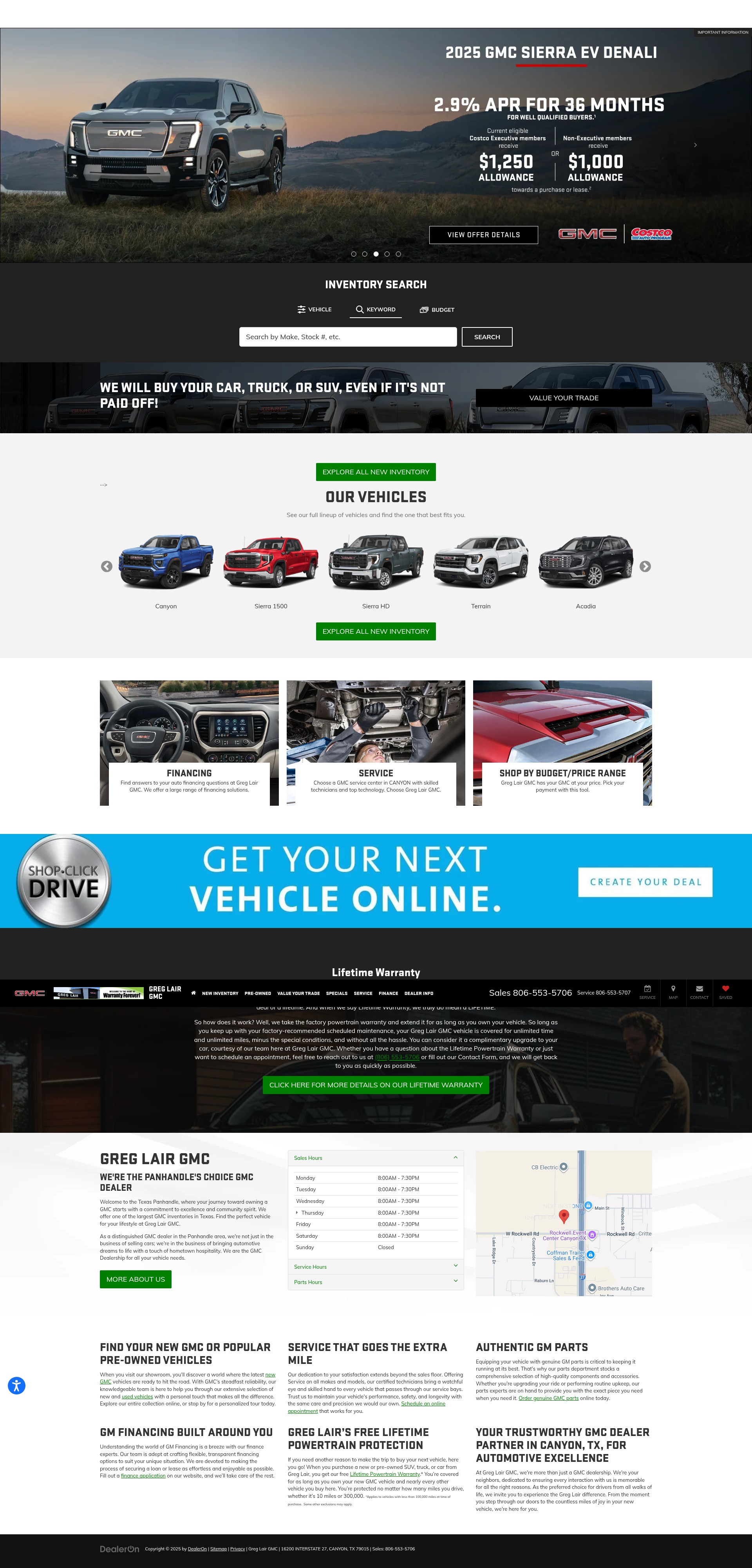 Screenshot of greglair.com