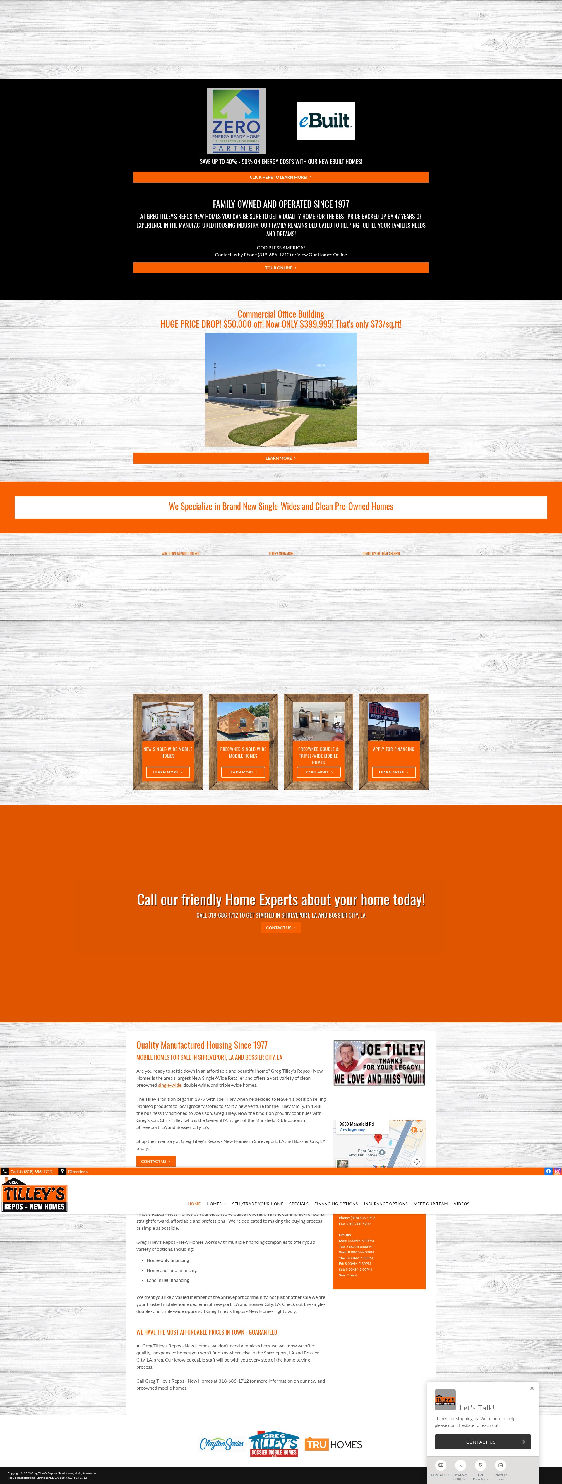 Screenshot of gregtilleysshreveport.com
