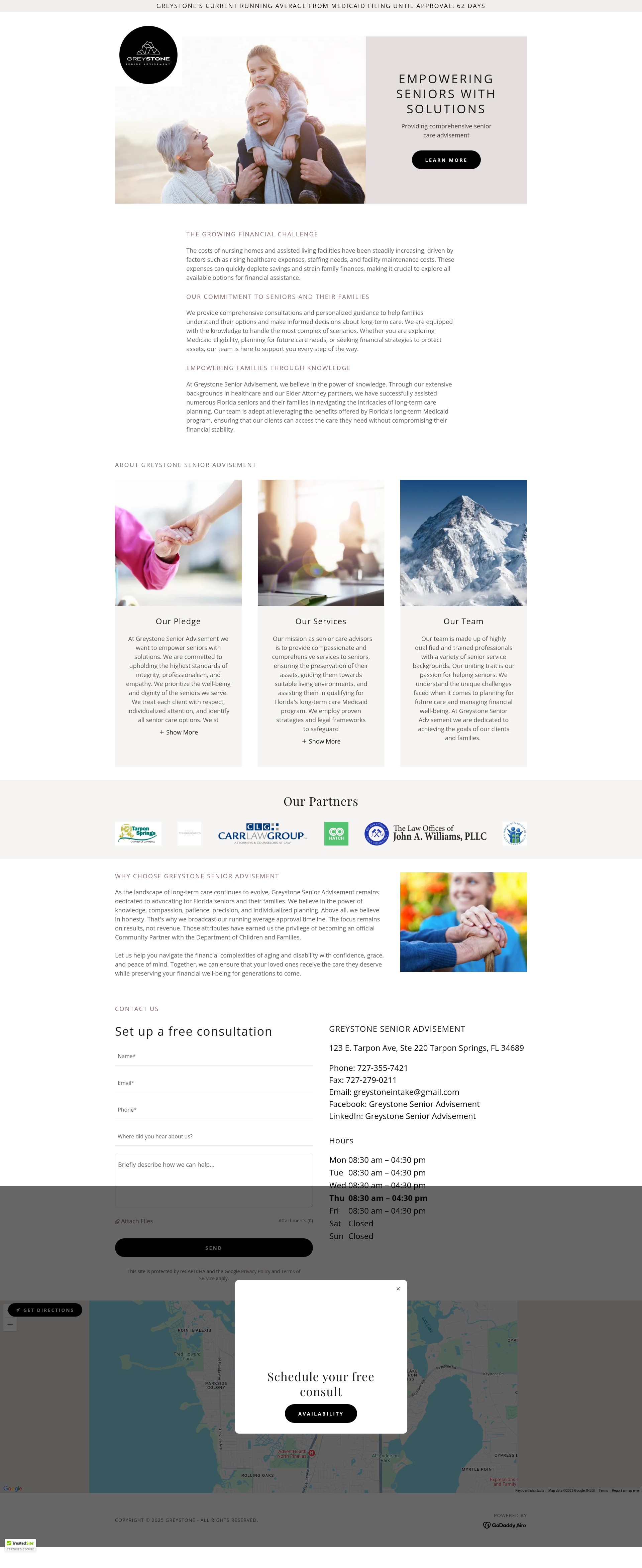 Screenshot of greystonesenior.com