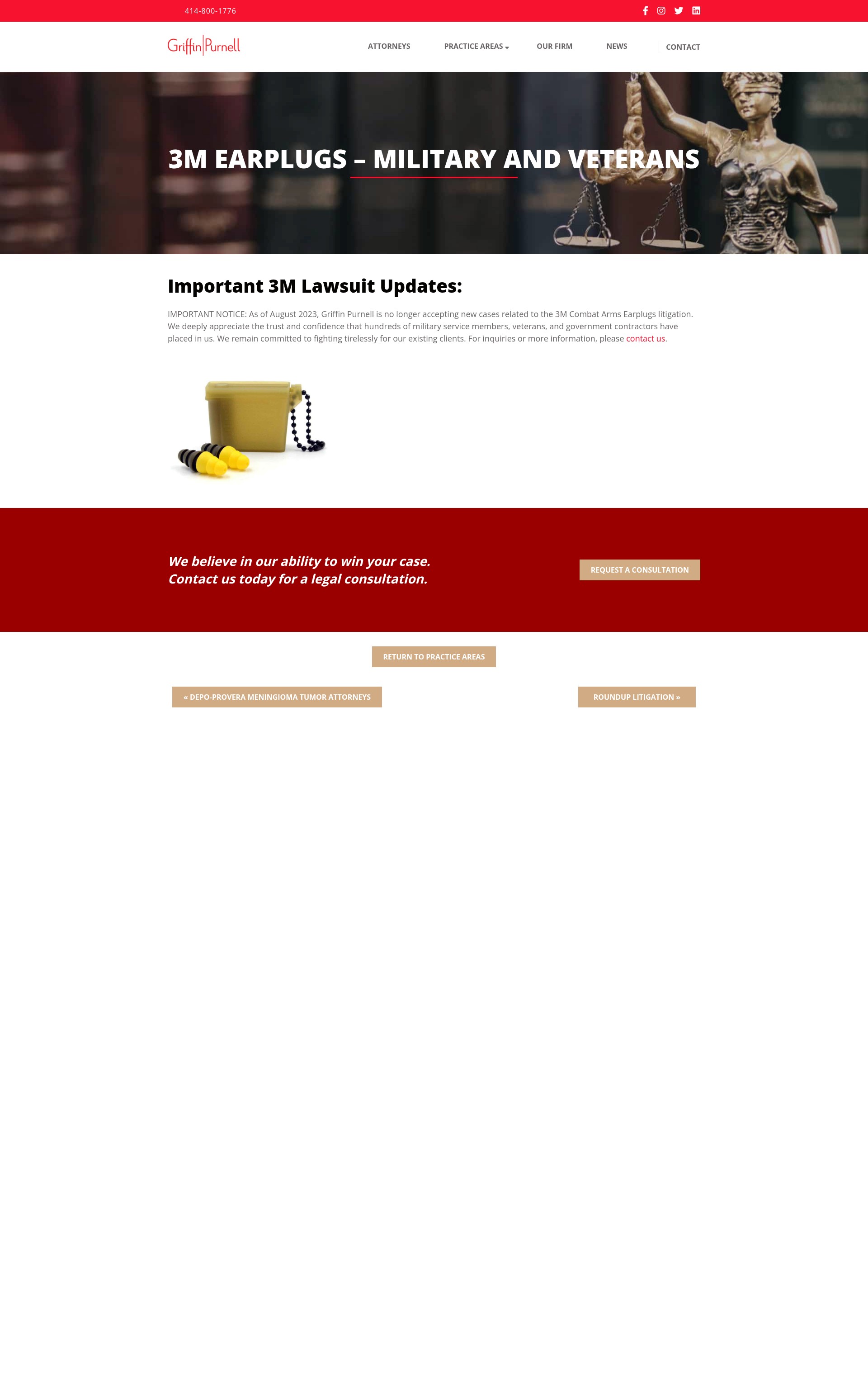 Screenshot of griffinpurnell.com
