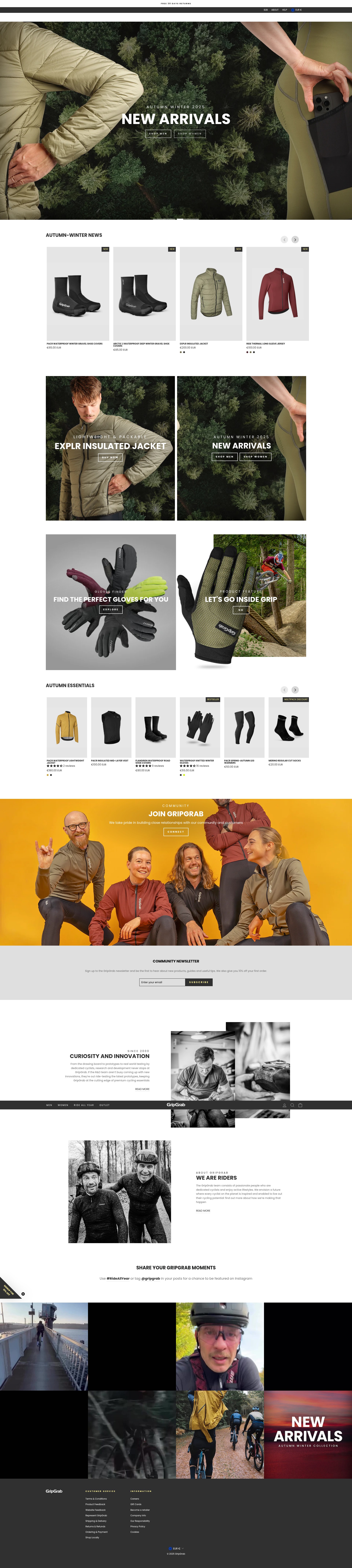Screenshot of gripgrab.com