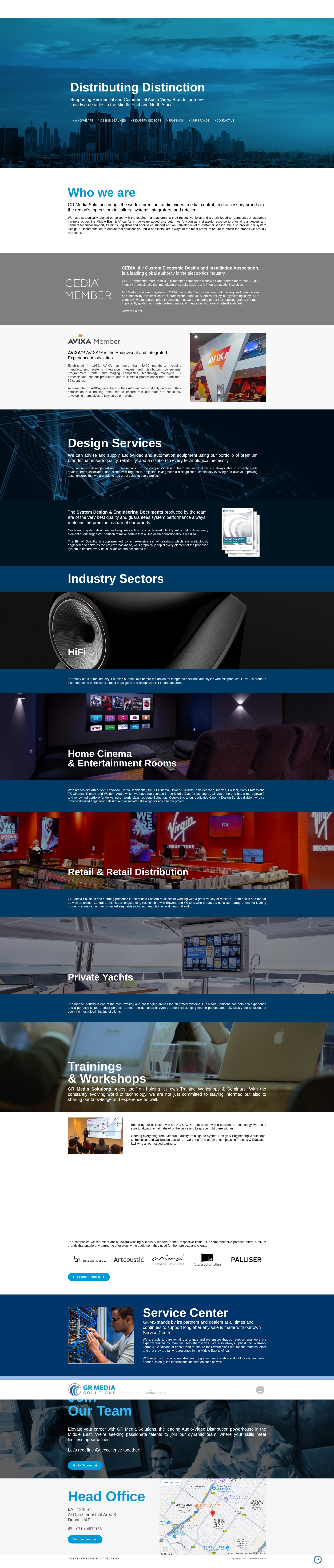 Screenshot of grmediasolutions.com