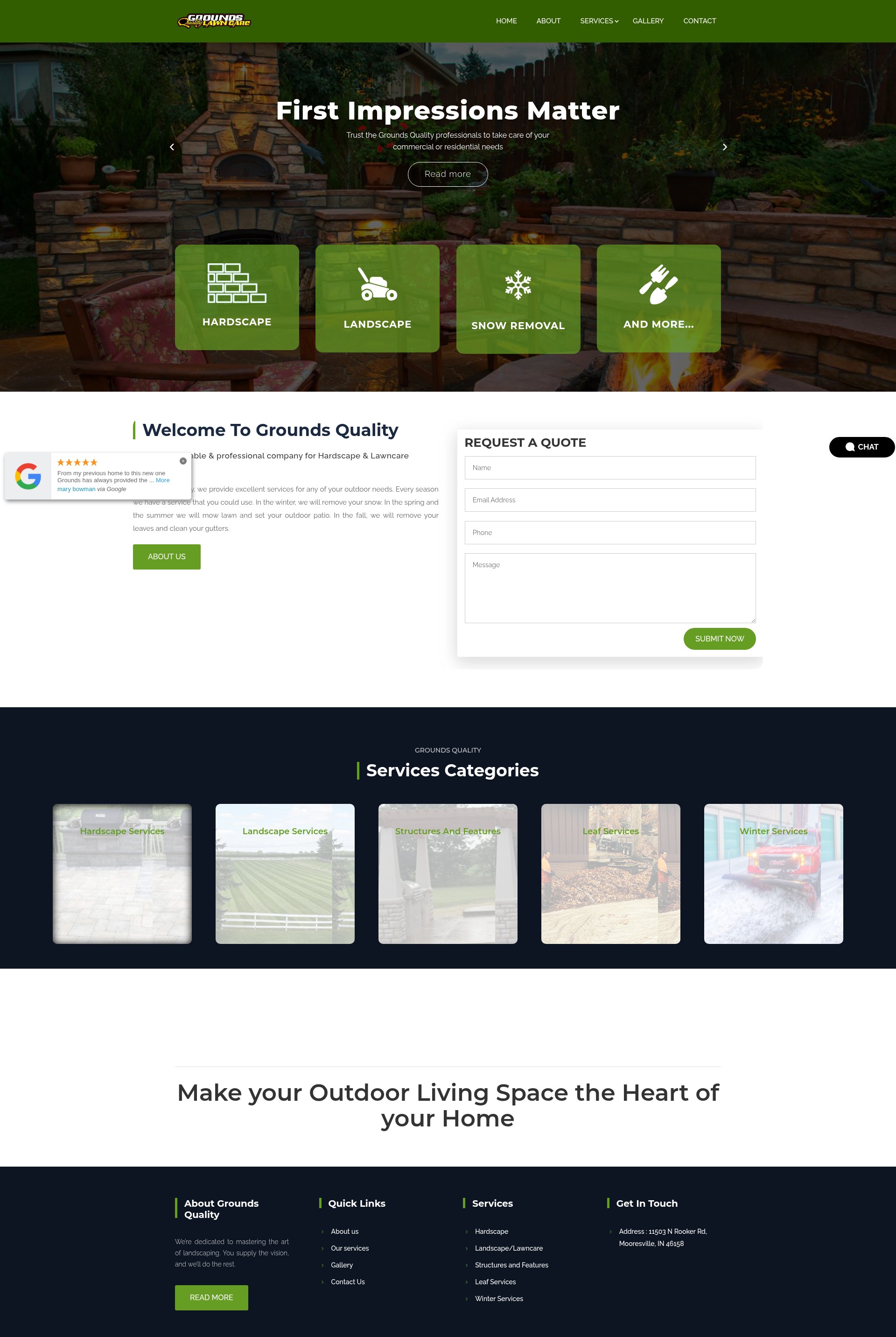 Screenshot of groundsquality.com