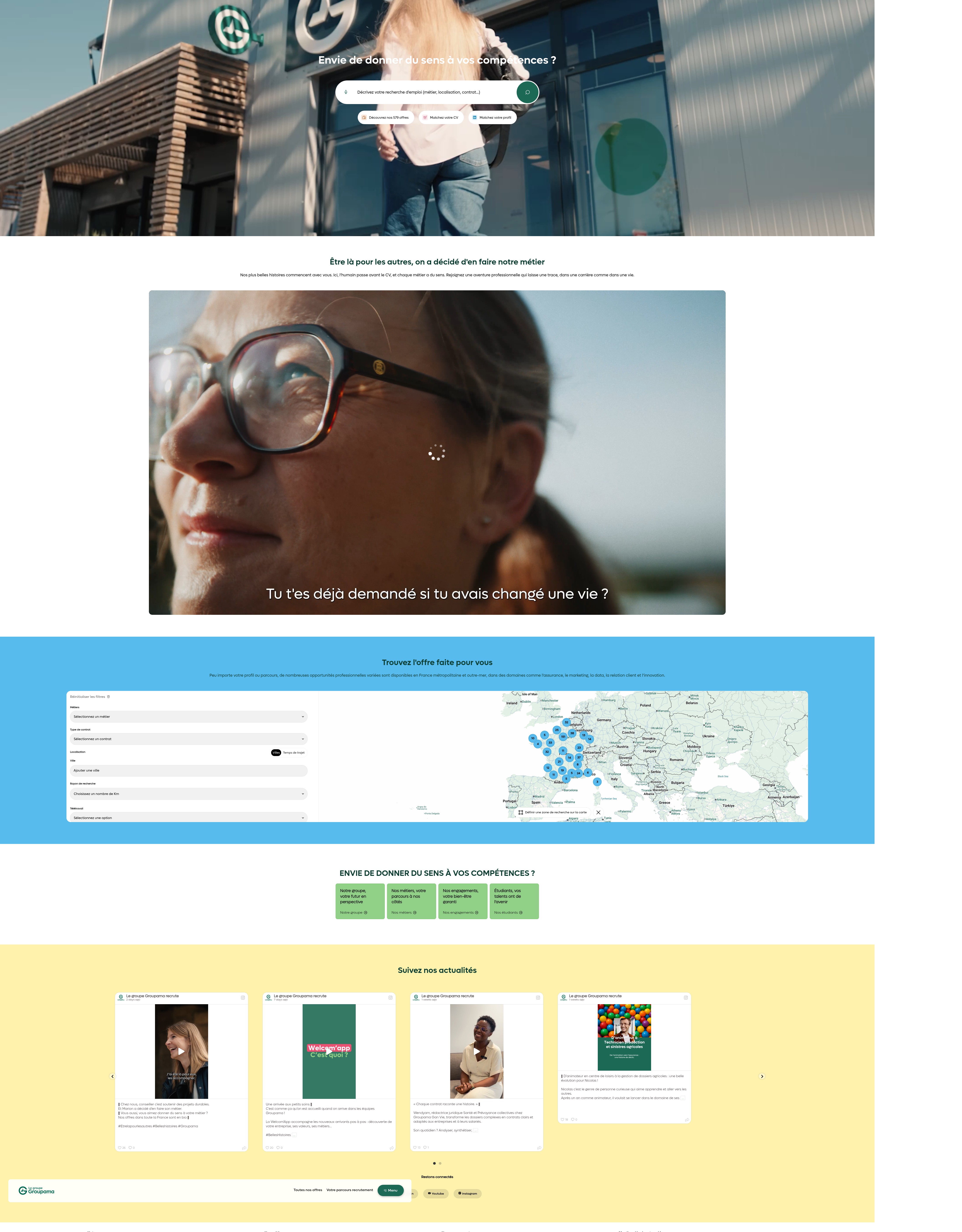 Screenshot of groupama-gan-recrute.com