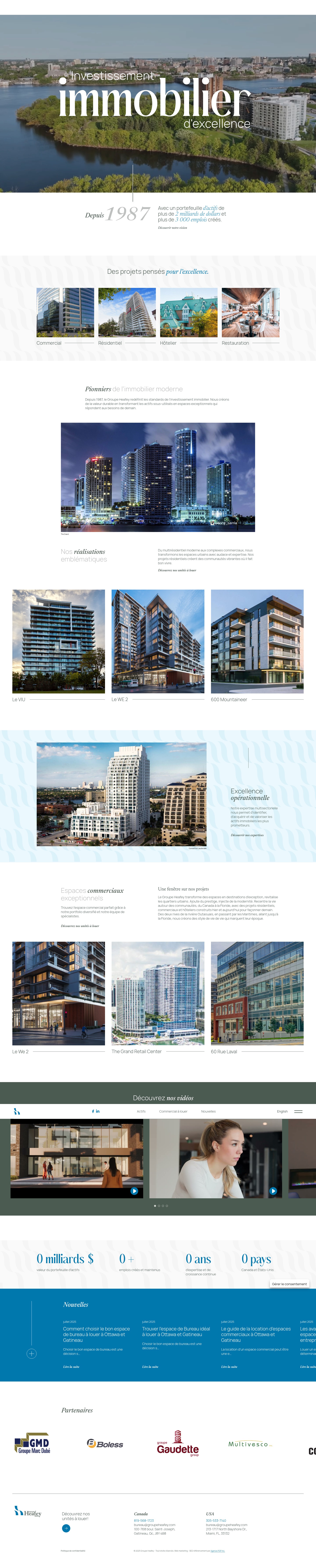 Screenshot of groupeheafey.com