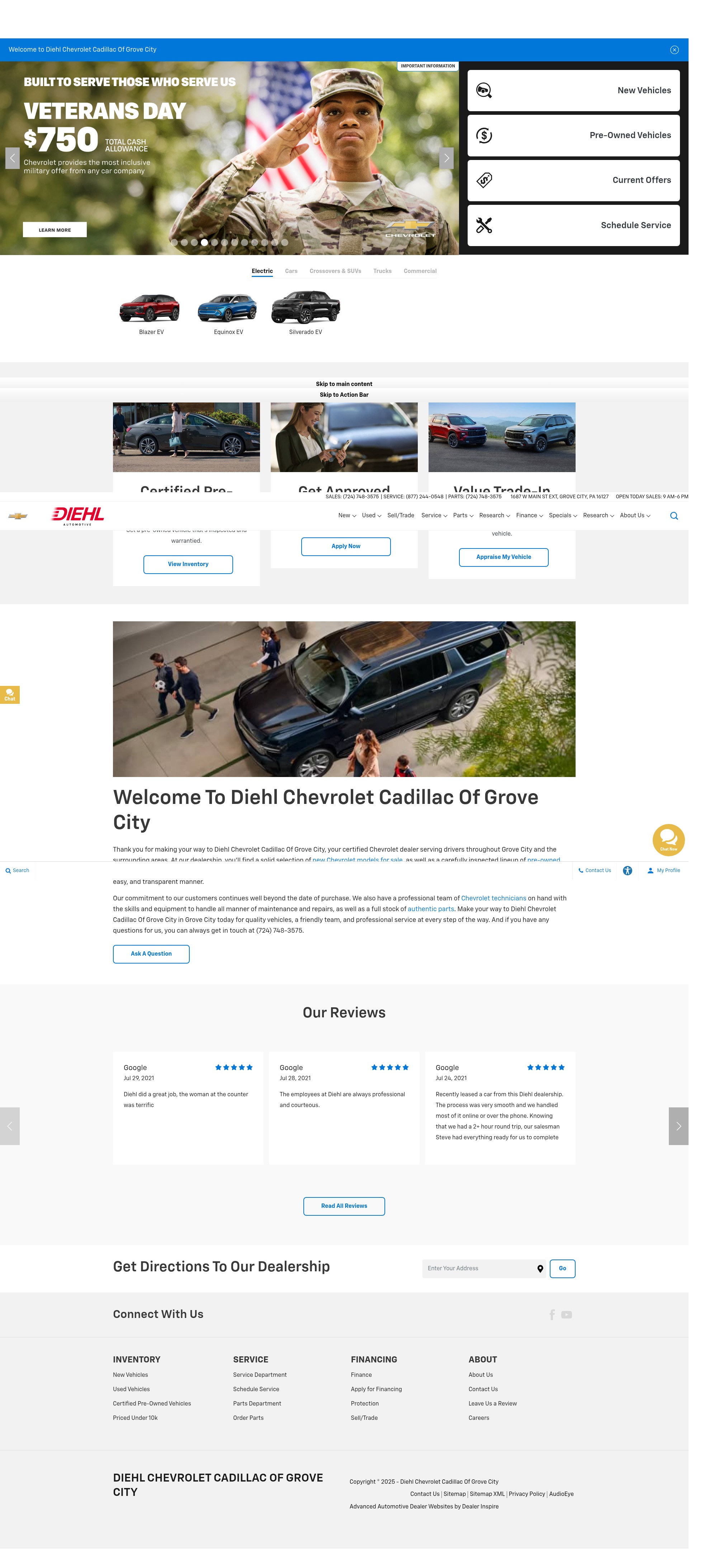 Screenshot of grovecitygm.com