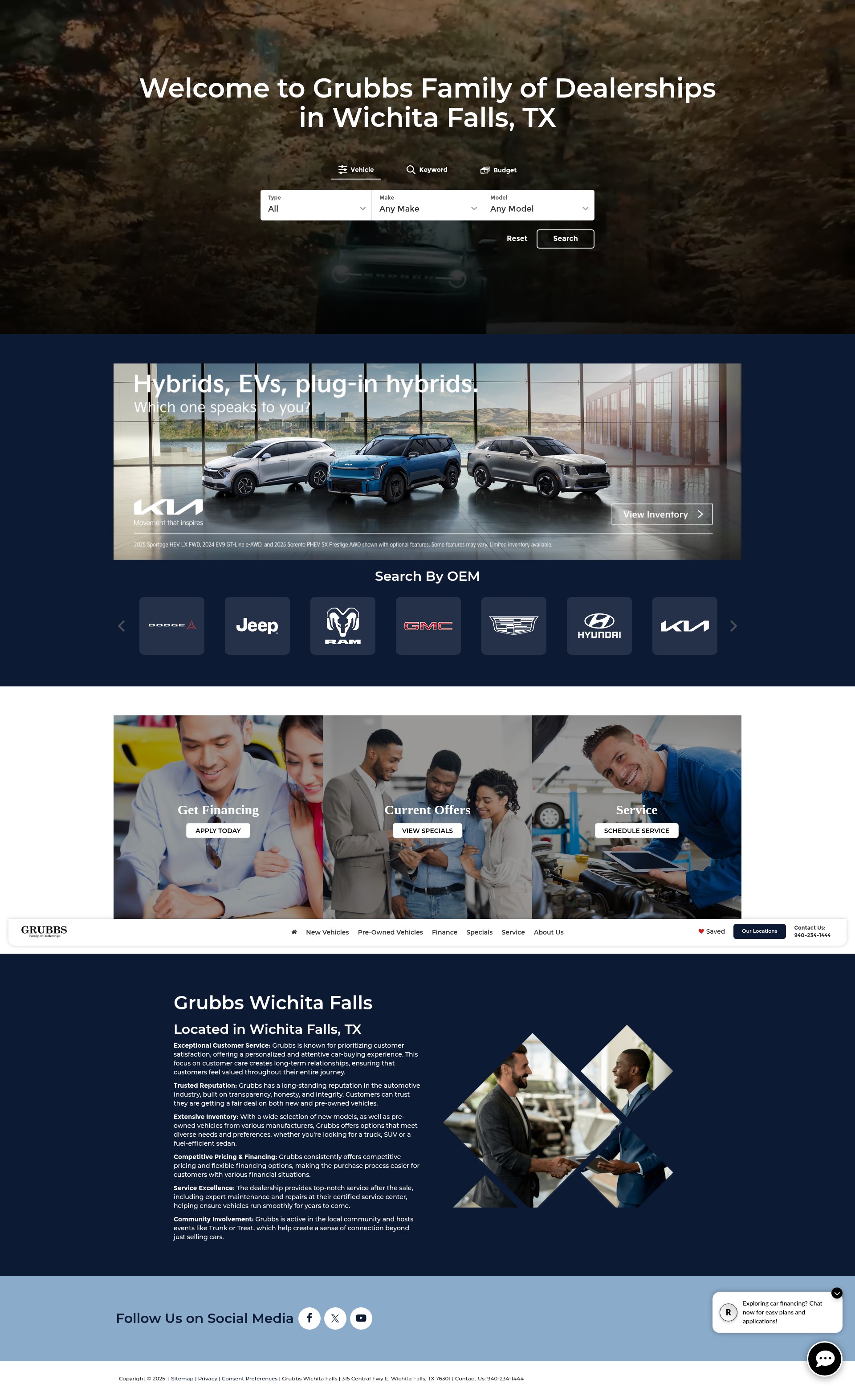 Screenshot of grubbswichitafalls.com