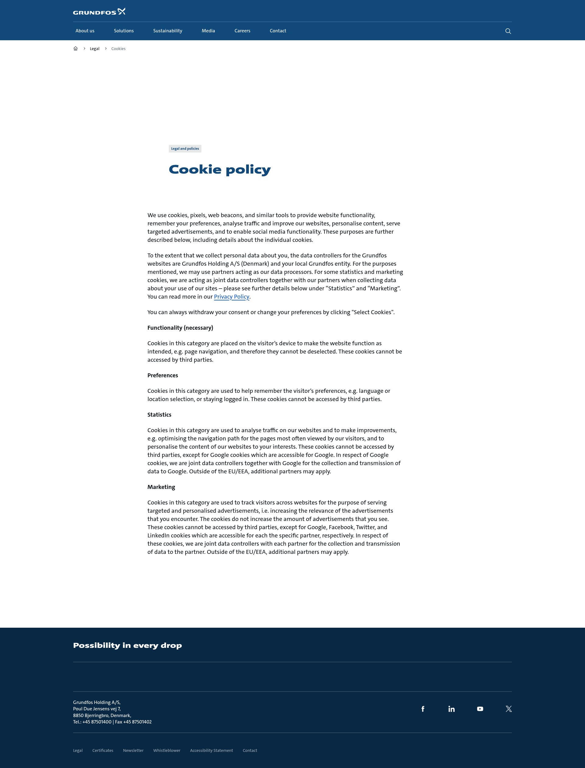 Screenshot of grundfos.to