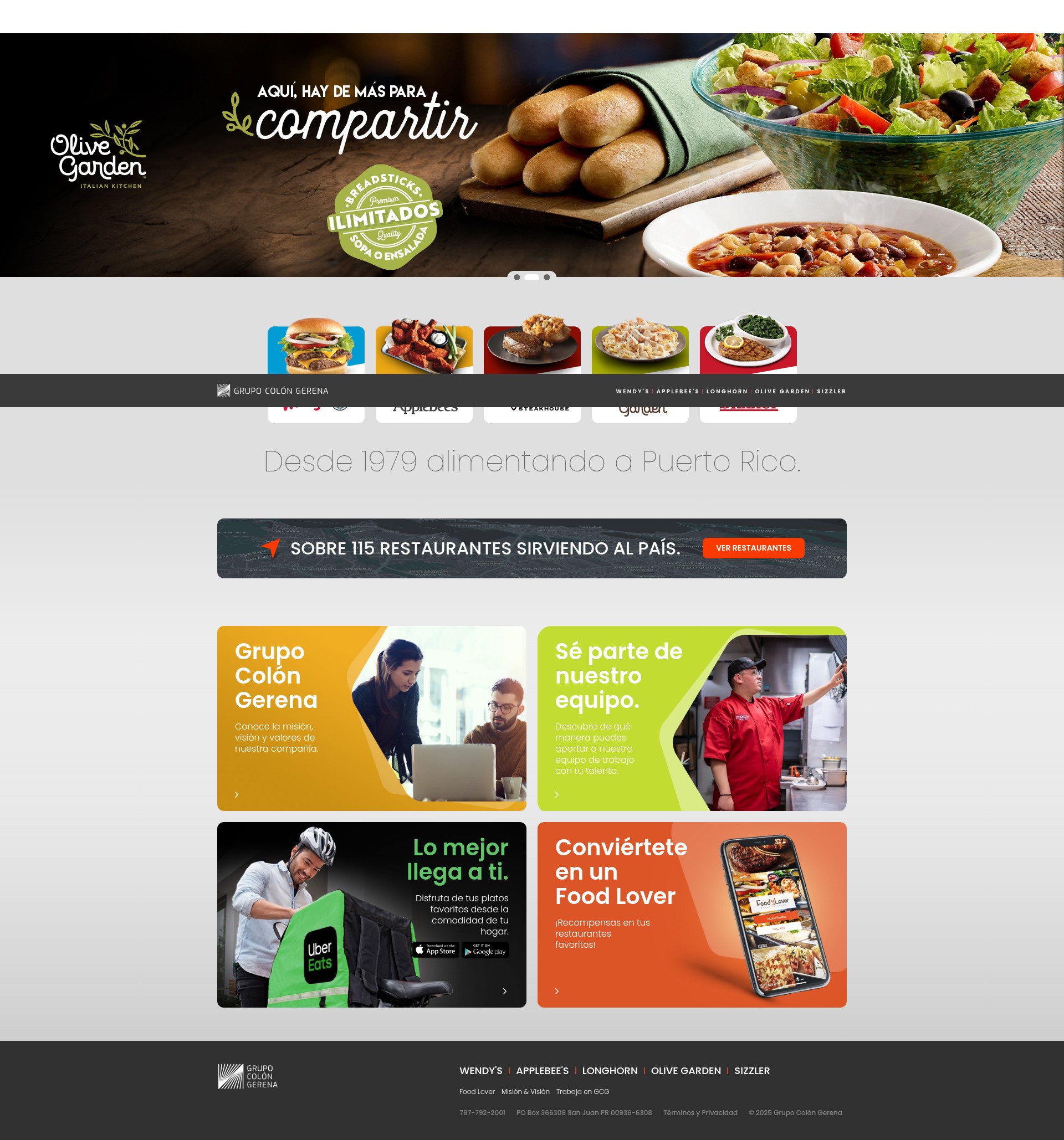 Screenshot of grupocolongerena.com